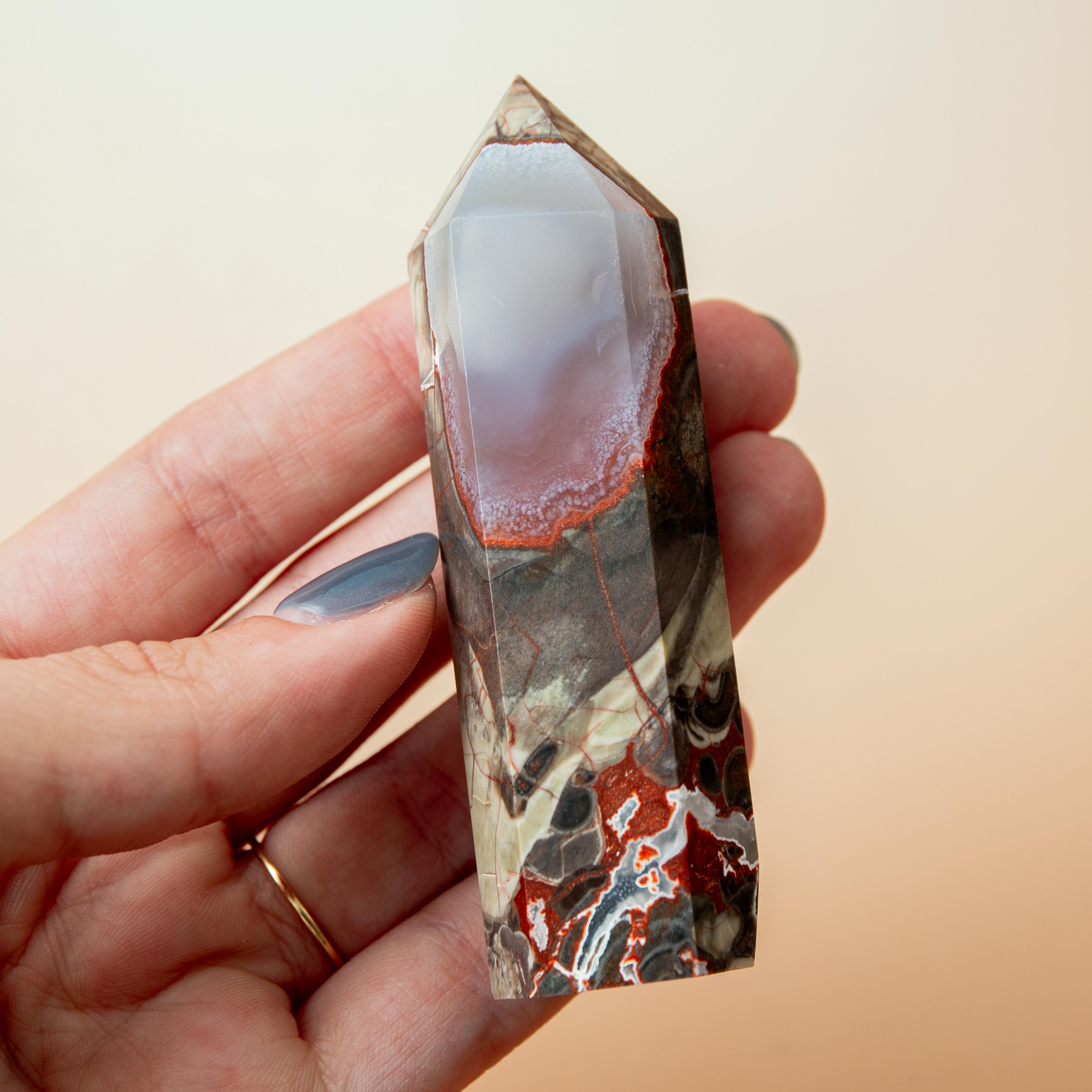 Brecciated Jasper Tower - 73g/8.5cm (E)