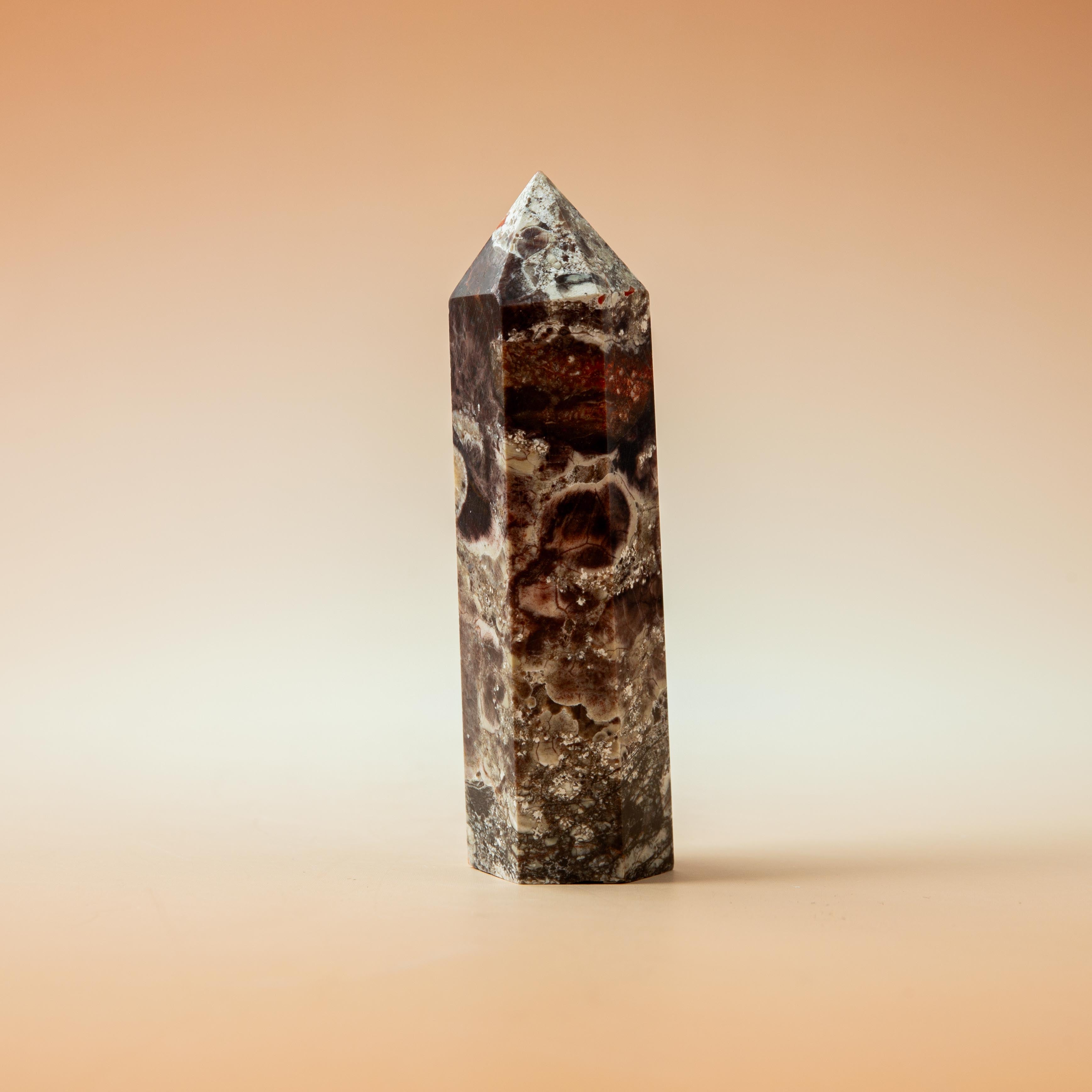 Brecciated Jasper Tower - 79g/9cm (F)