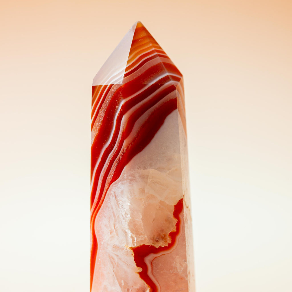 Carnelian Tower - 83g/9cm (A)