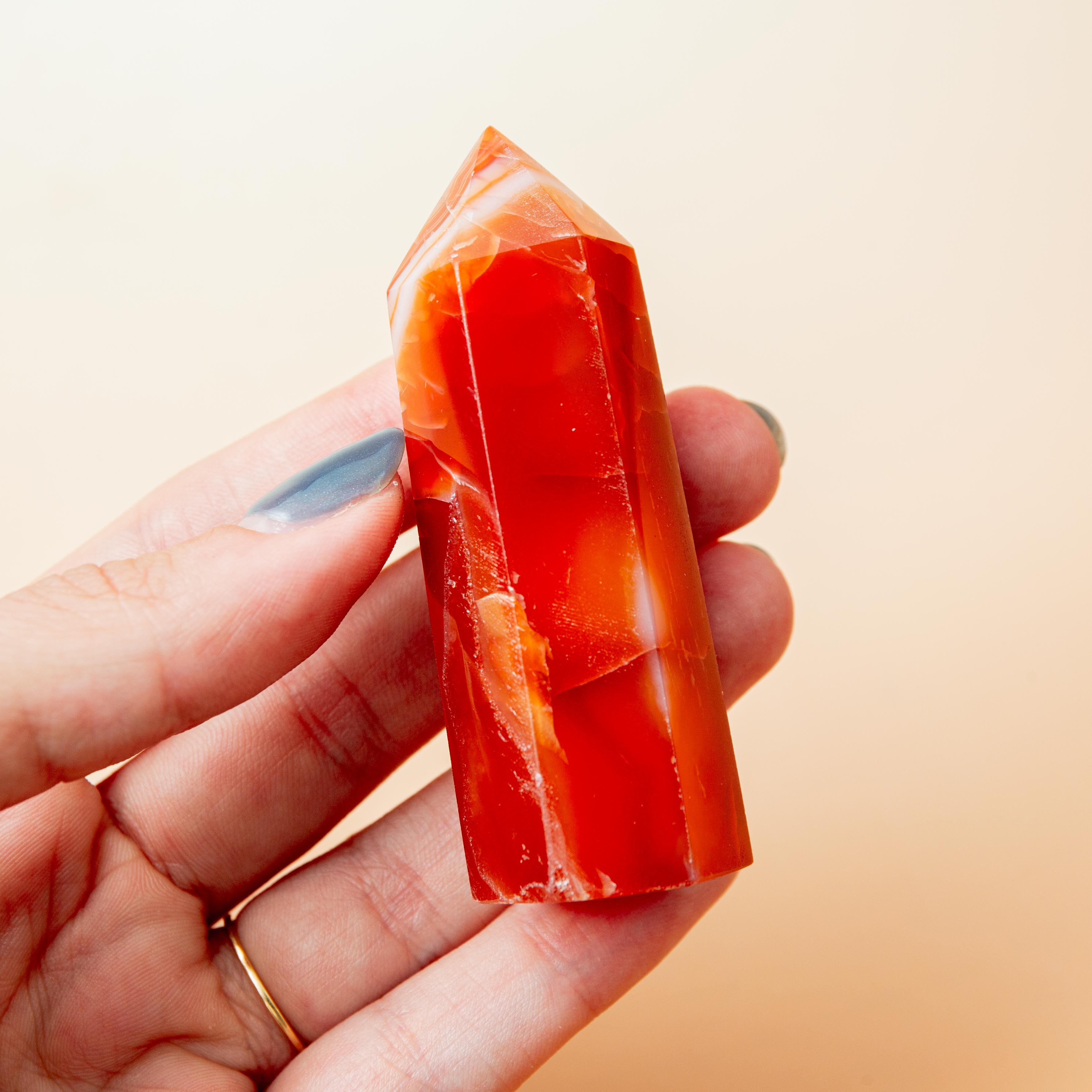 Carnelian Tower - 63g/7cm (B)