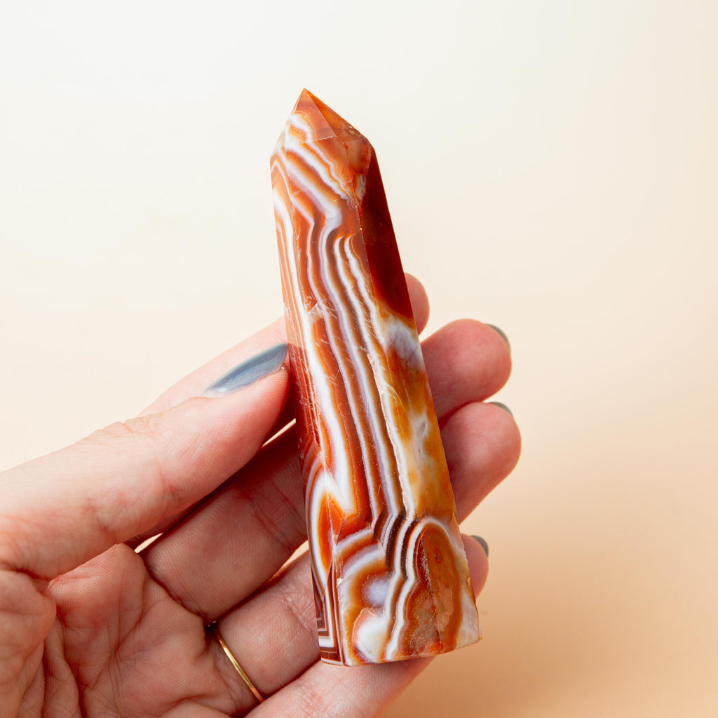 Carnelian Tower - 78g/9cm (C)