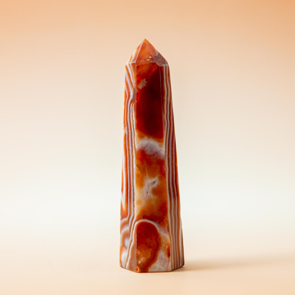 Carnelian Tower - 78g/9cm (C)
