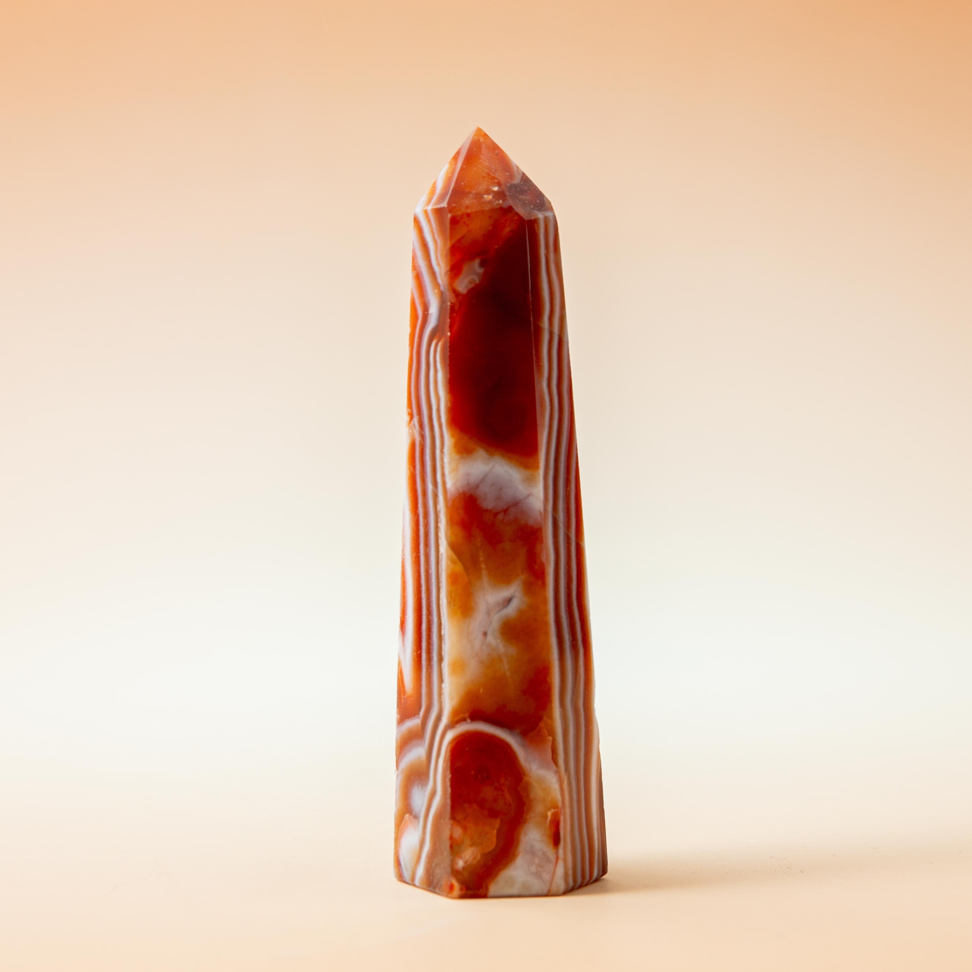 Carnelian Tower - 78g/9cm (C)