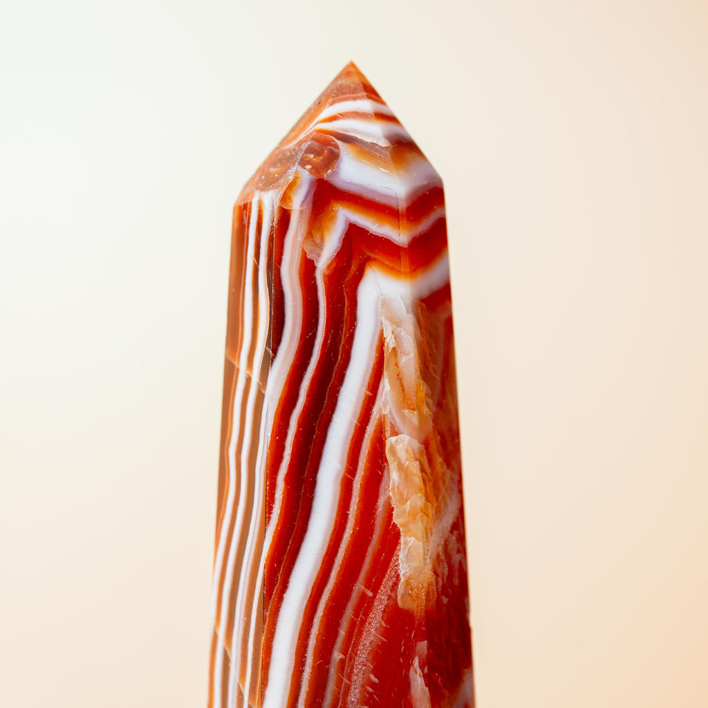 Carnelian Tower - 78g/9cm (C)