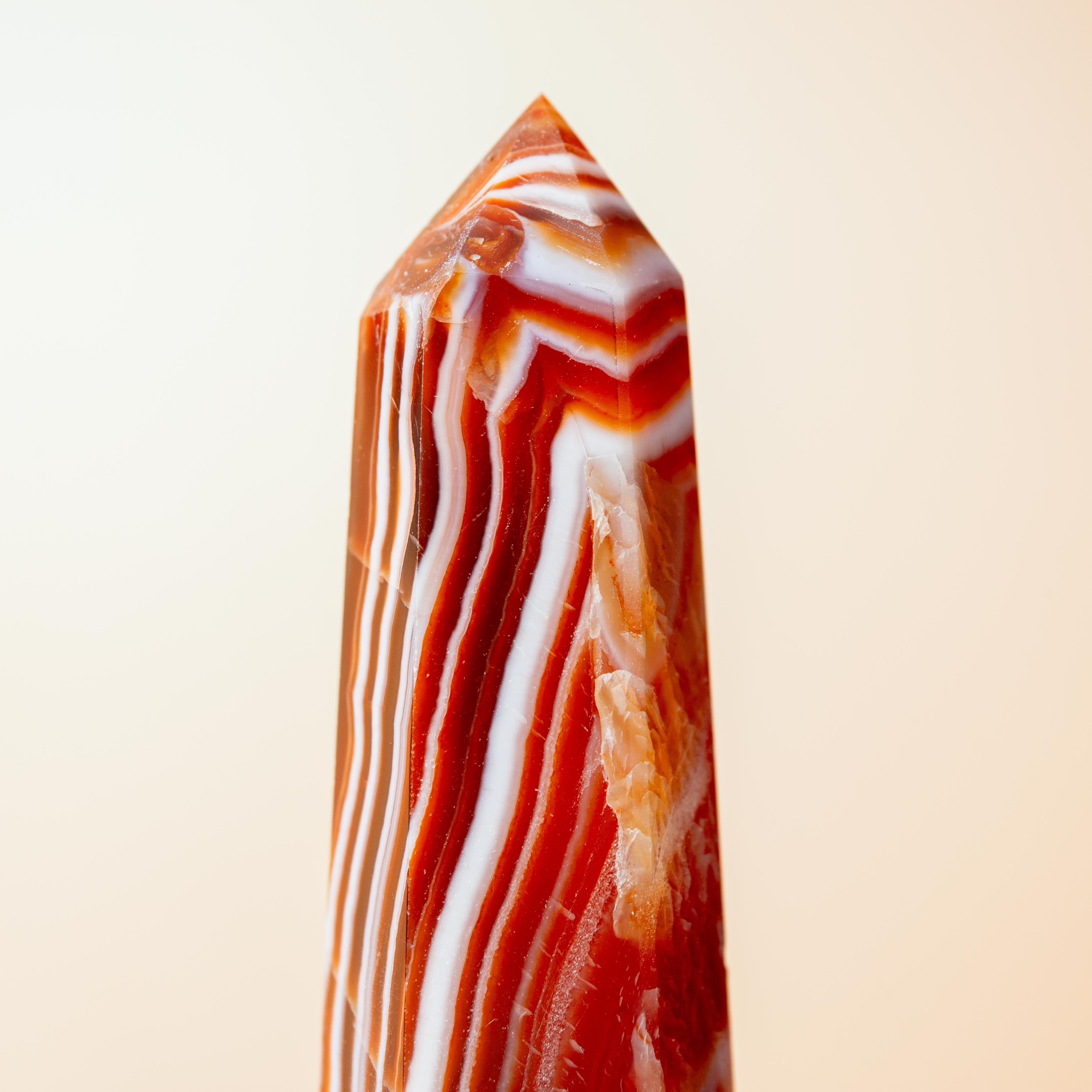 Carnelian Tower - 78g/9cm (C)