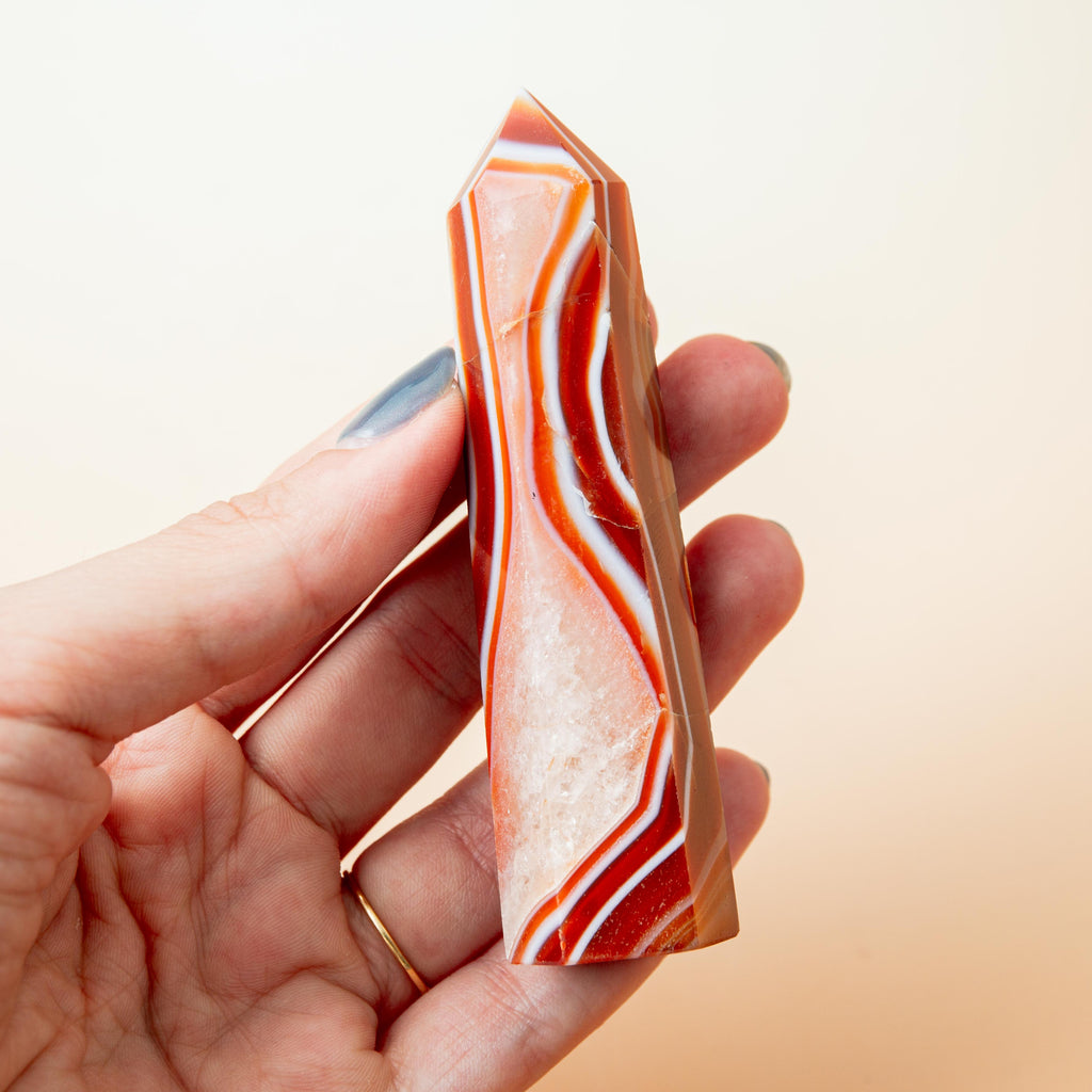 Carnelian Tower - 78g/9.5cm (D)