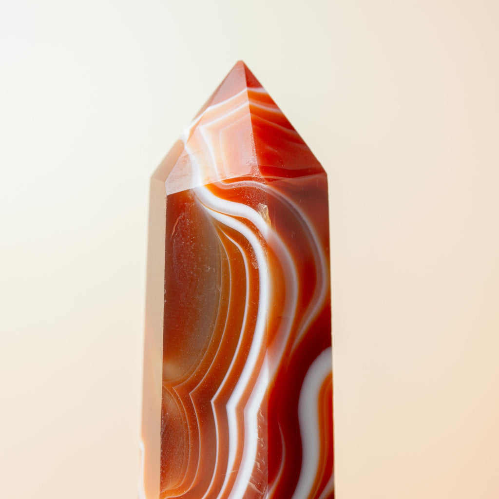 Carnelian Tower - 73g/9.5cm (E)