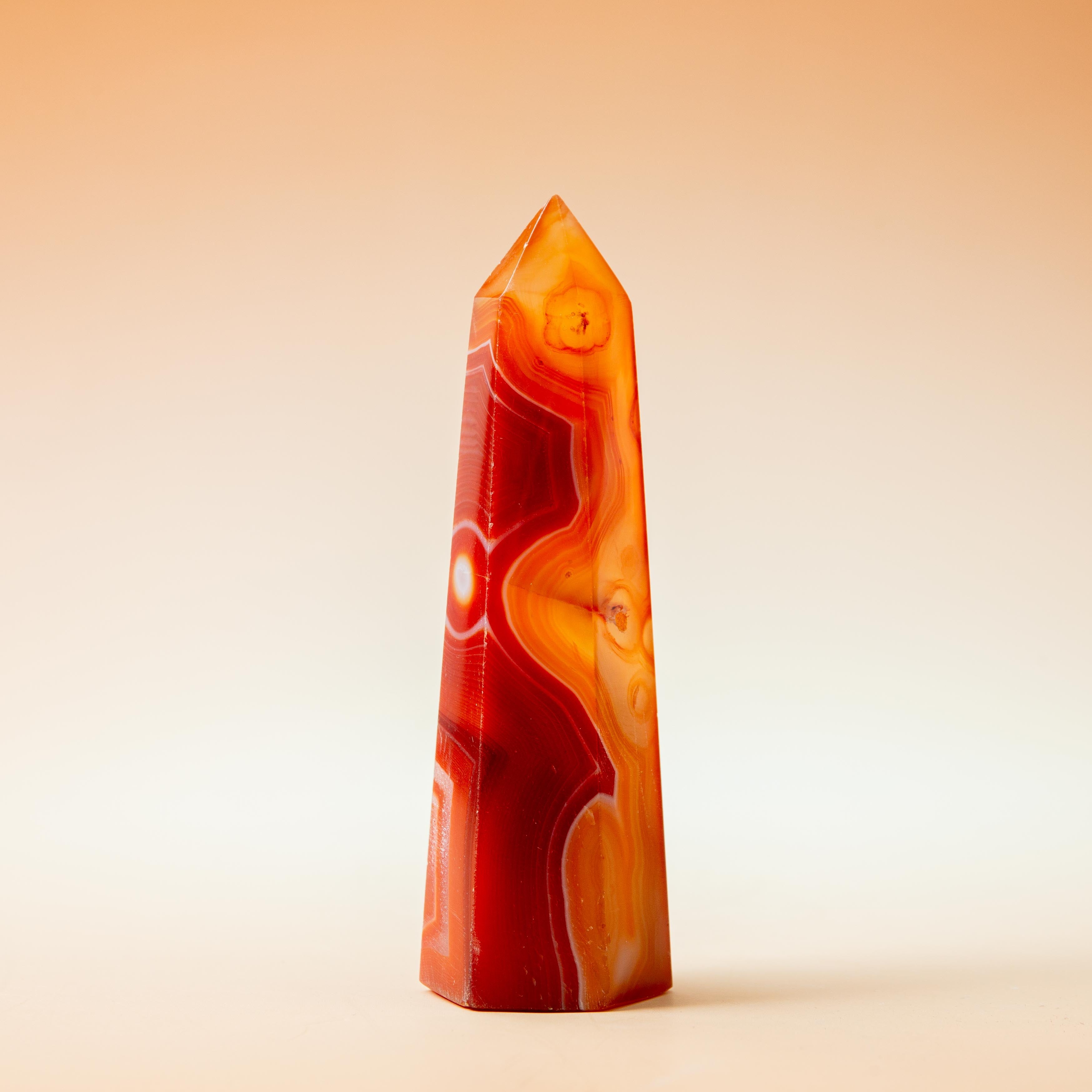 Carnelian Tower - 86g/9.5cm (G)