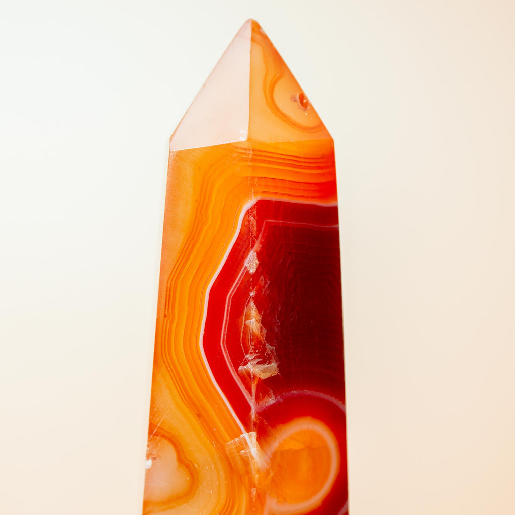 Carnelian Tower - 86g/9.5cm (G)