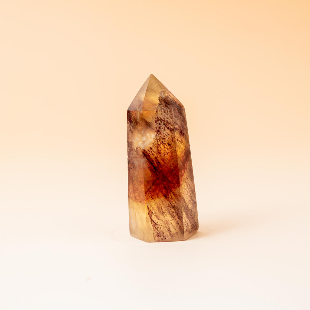 Yellow Fluorite Tower - 57g/6cm (i)