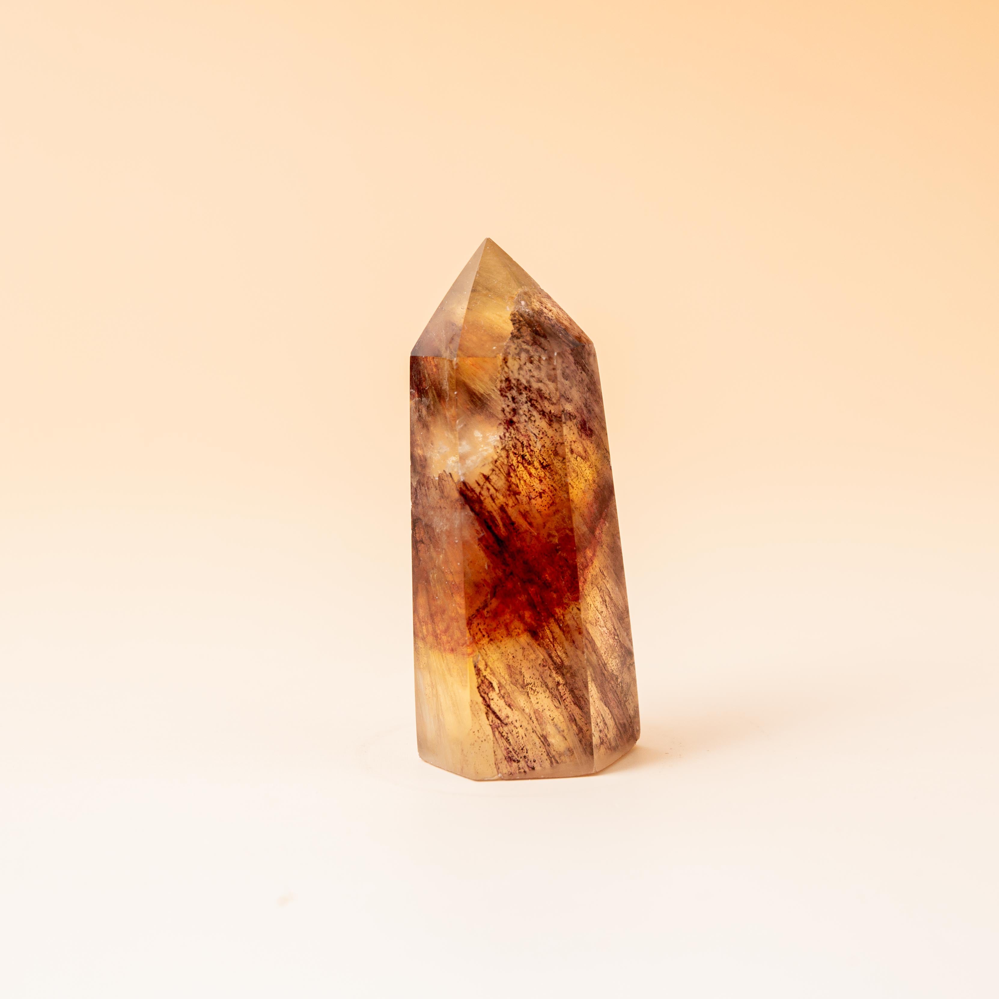 Yellow Fluorite Tower - 57g/6cm (i)