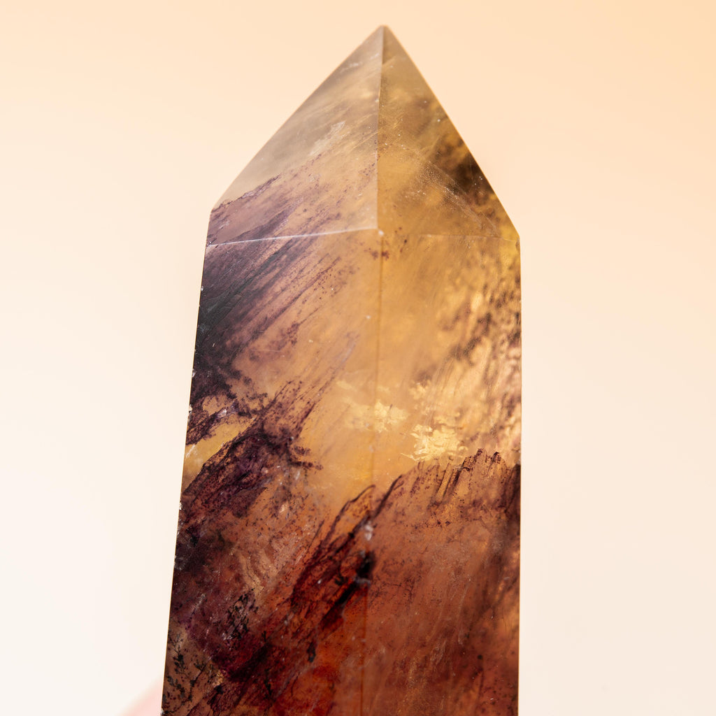 Yellow Fluorite Tower - 57g/6cm (i)