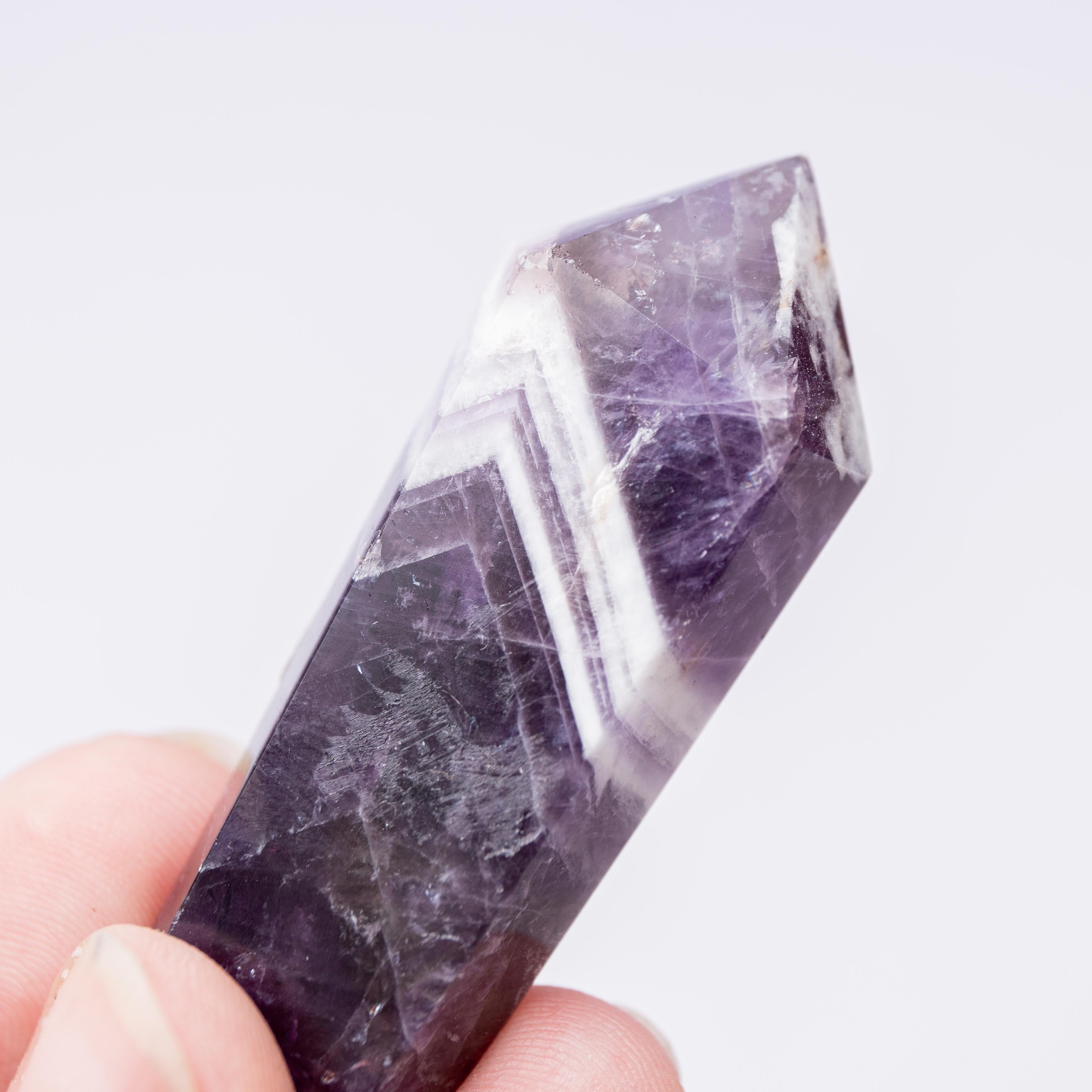 Chevron amethyst Double Terminated  - 5cm (A)