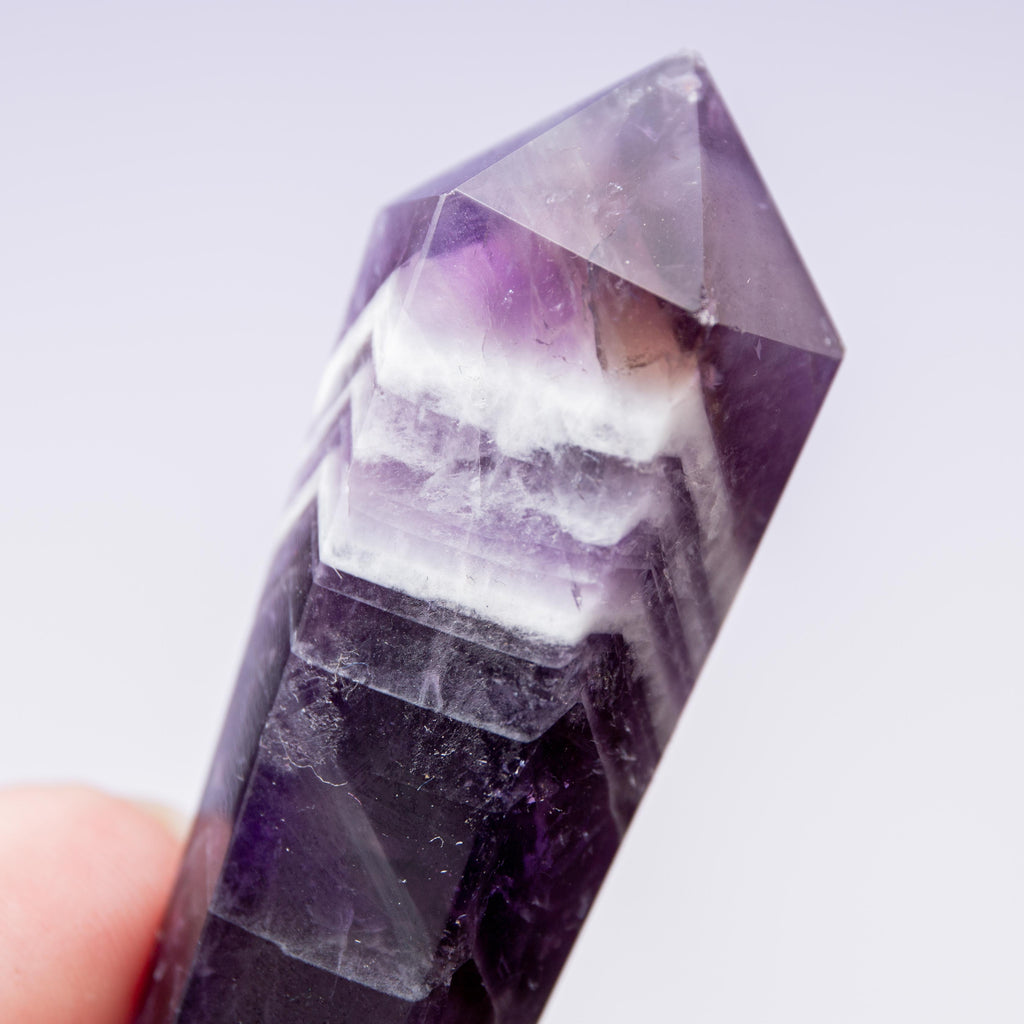 Chevron amethyst Double Terminated  - 6cm (B)