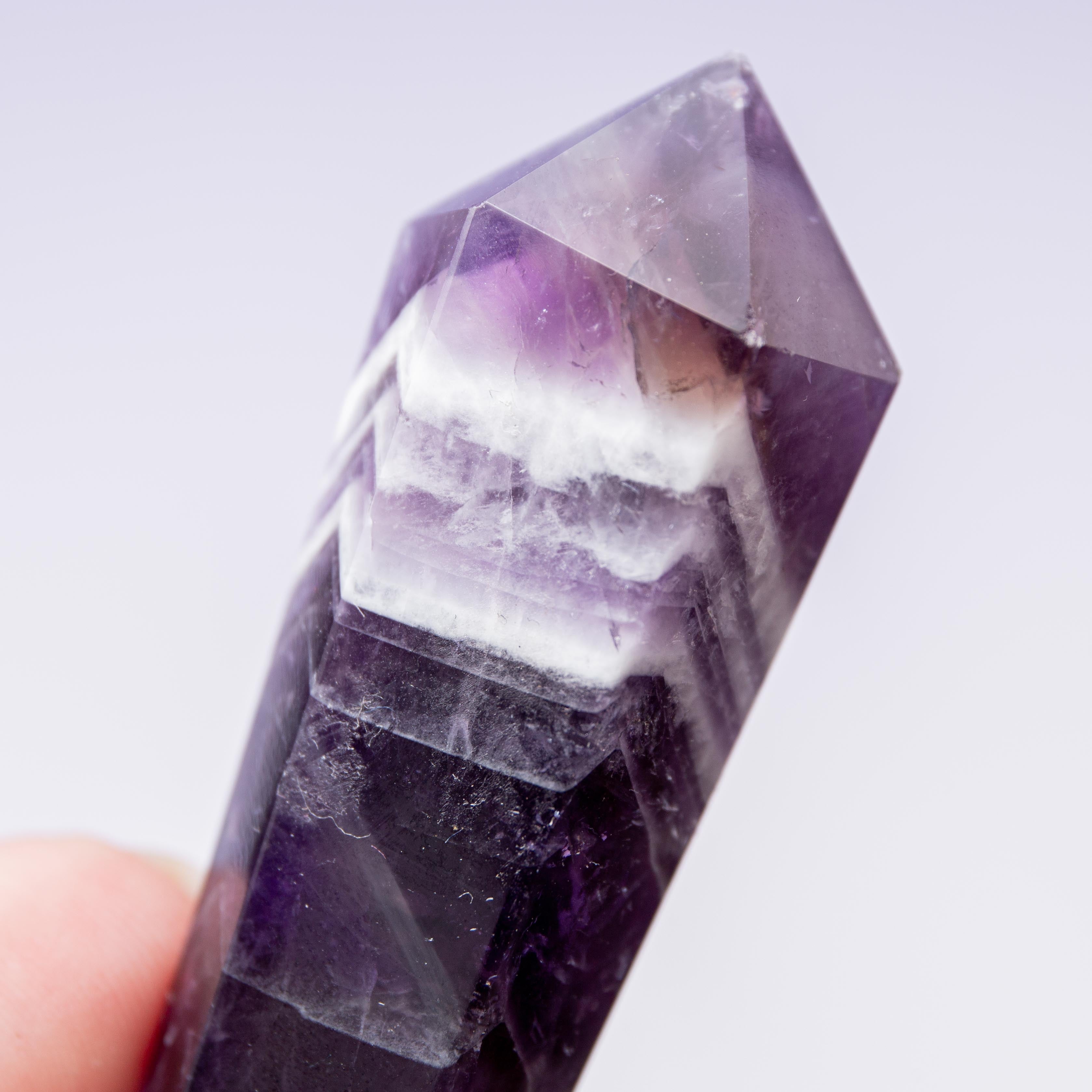 Chevron amethyst Double Terminated  - 6cm (B)