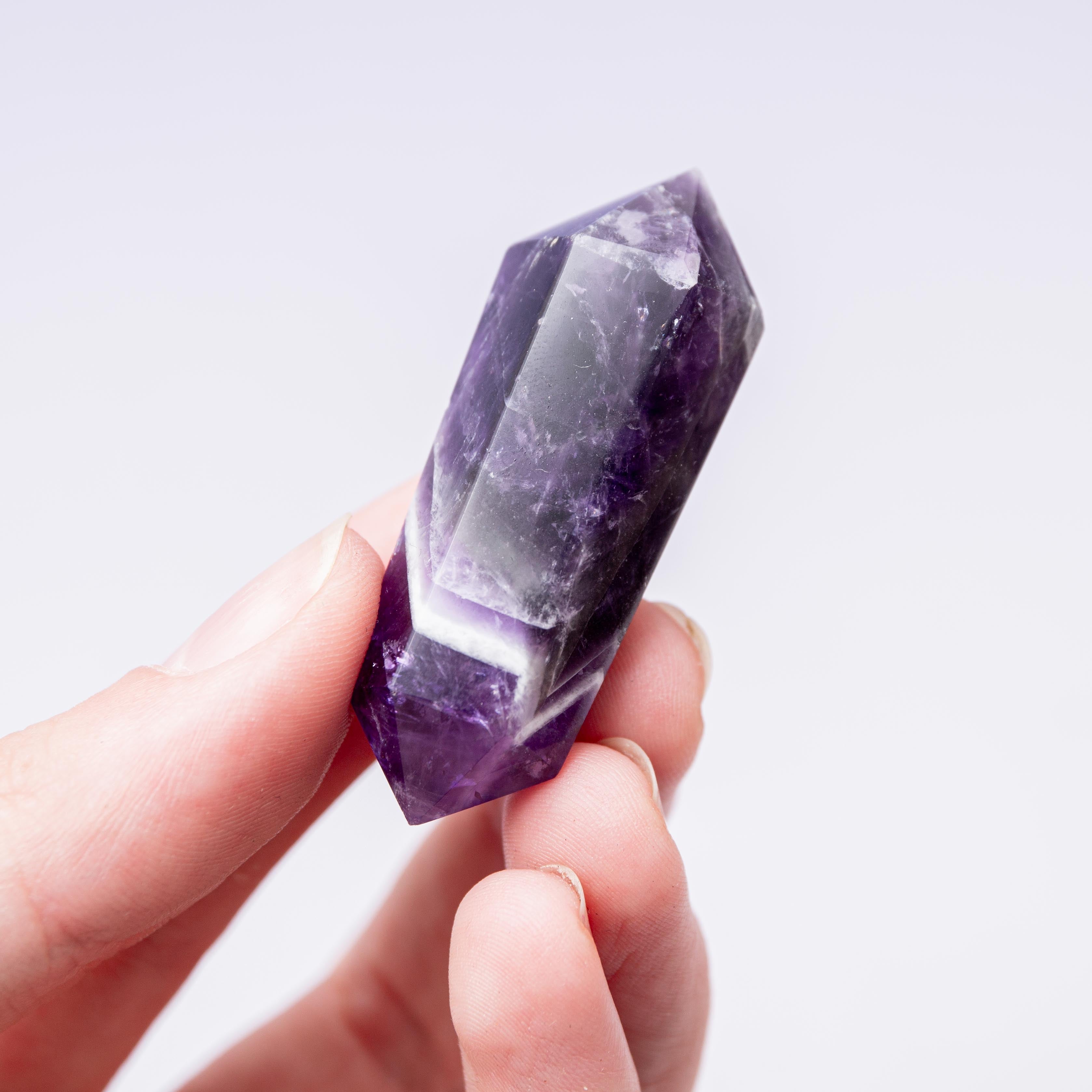Chevron amethyst Double Terminated  - 5 cm (D)