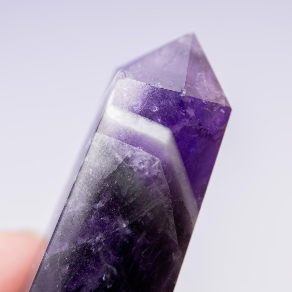 Chevron amethyst Double Terminated  - 5 cm (D)