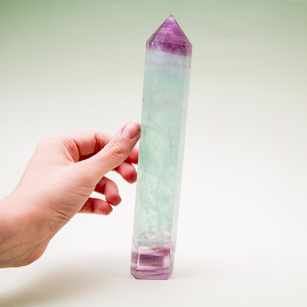 Fluorite Tower - 21 cm 606 gr