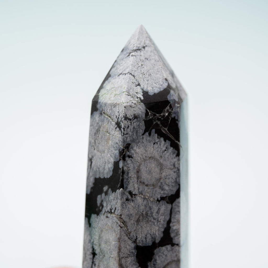 Hópehely Obszidián Tower - 7 cm 48 gr