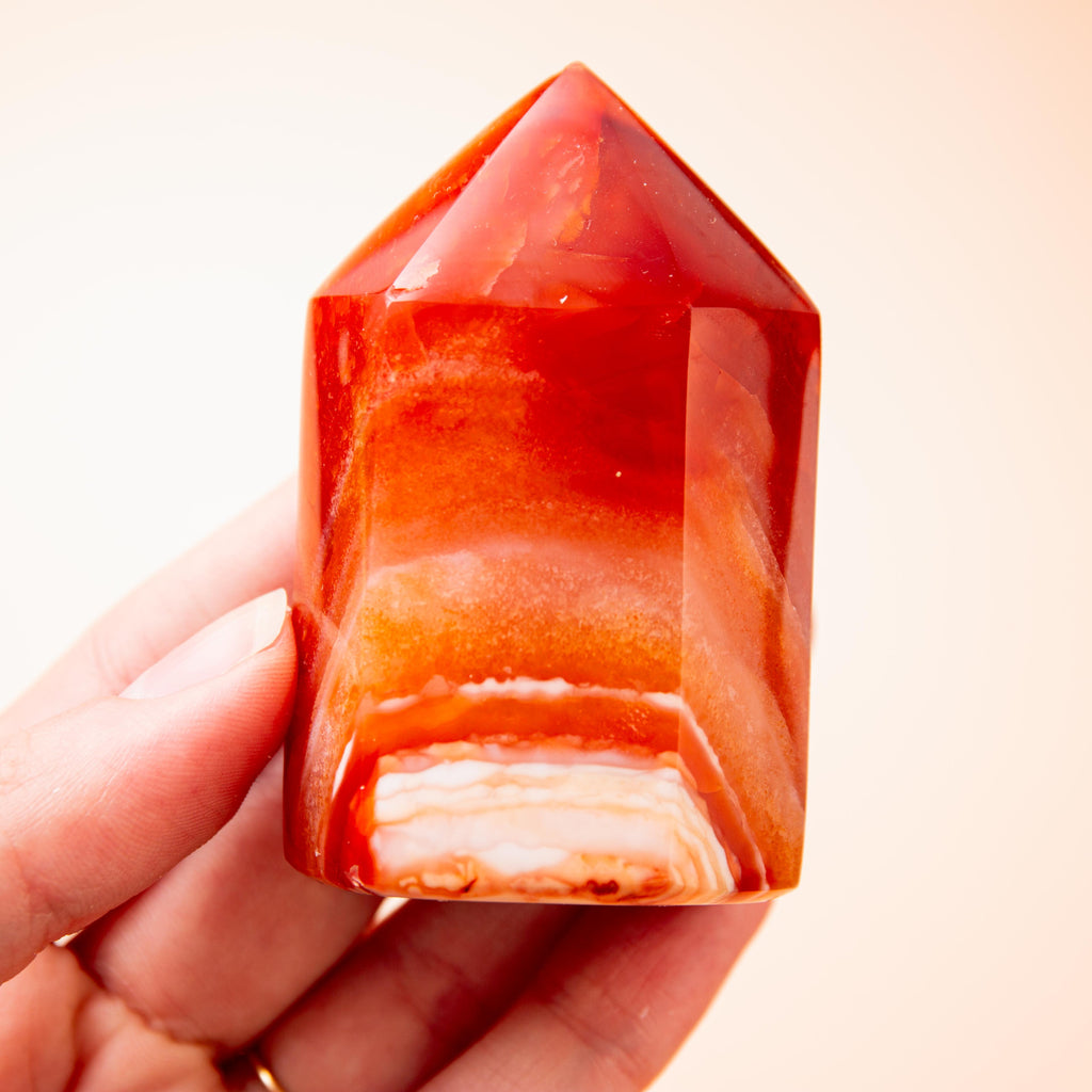 Carnelian Tower - 7 cm 135 gr