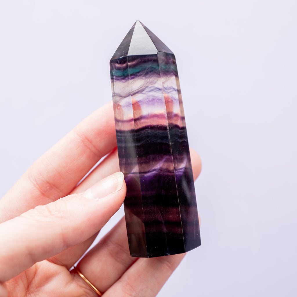 Fluorite Tower - 9 cm 97 gr (A1)