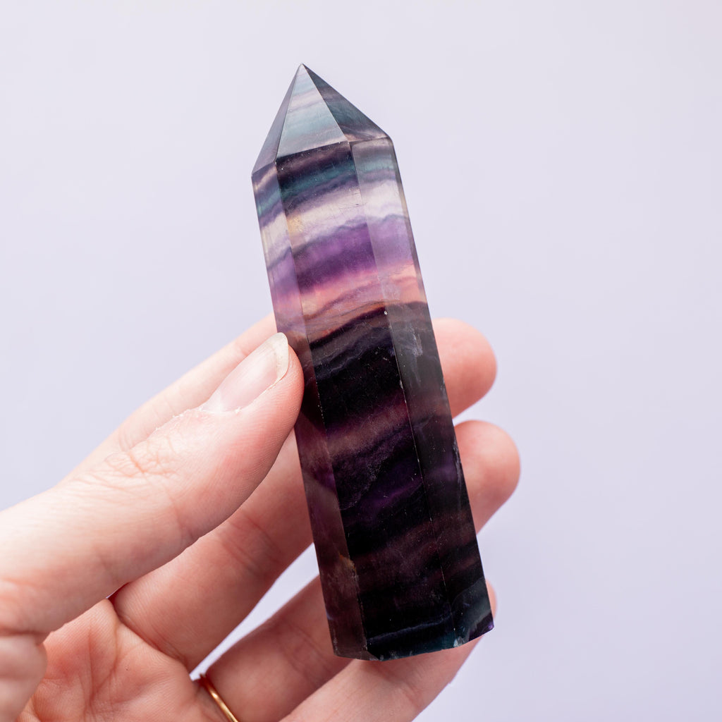 Fluorite Tower - 9 cm 88 gr (A5)