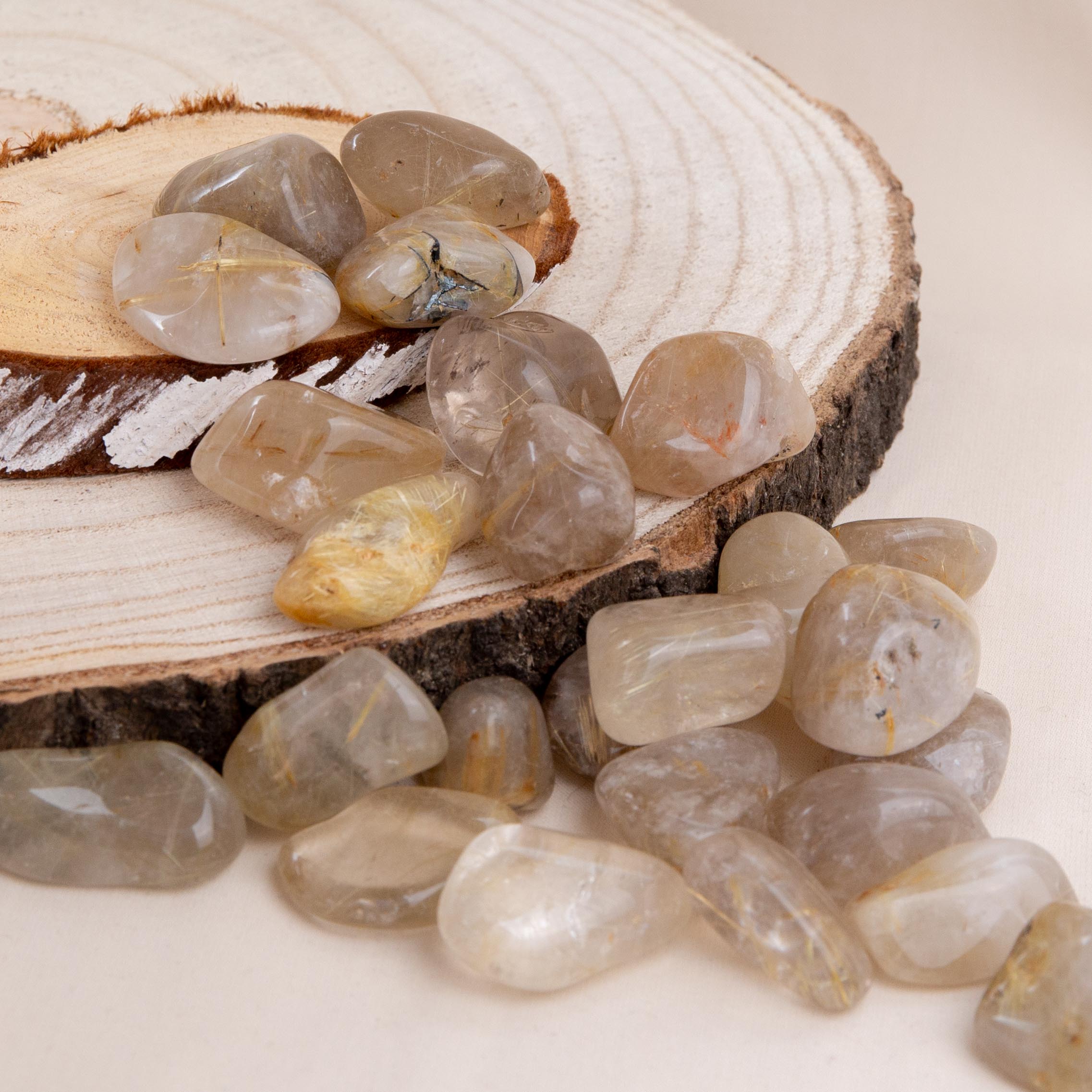 Tumble stone - Rutilated Quartz 2-3cm