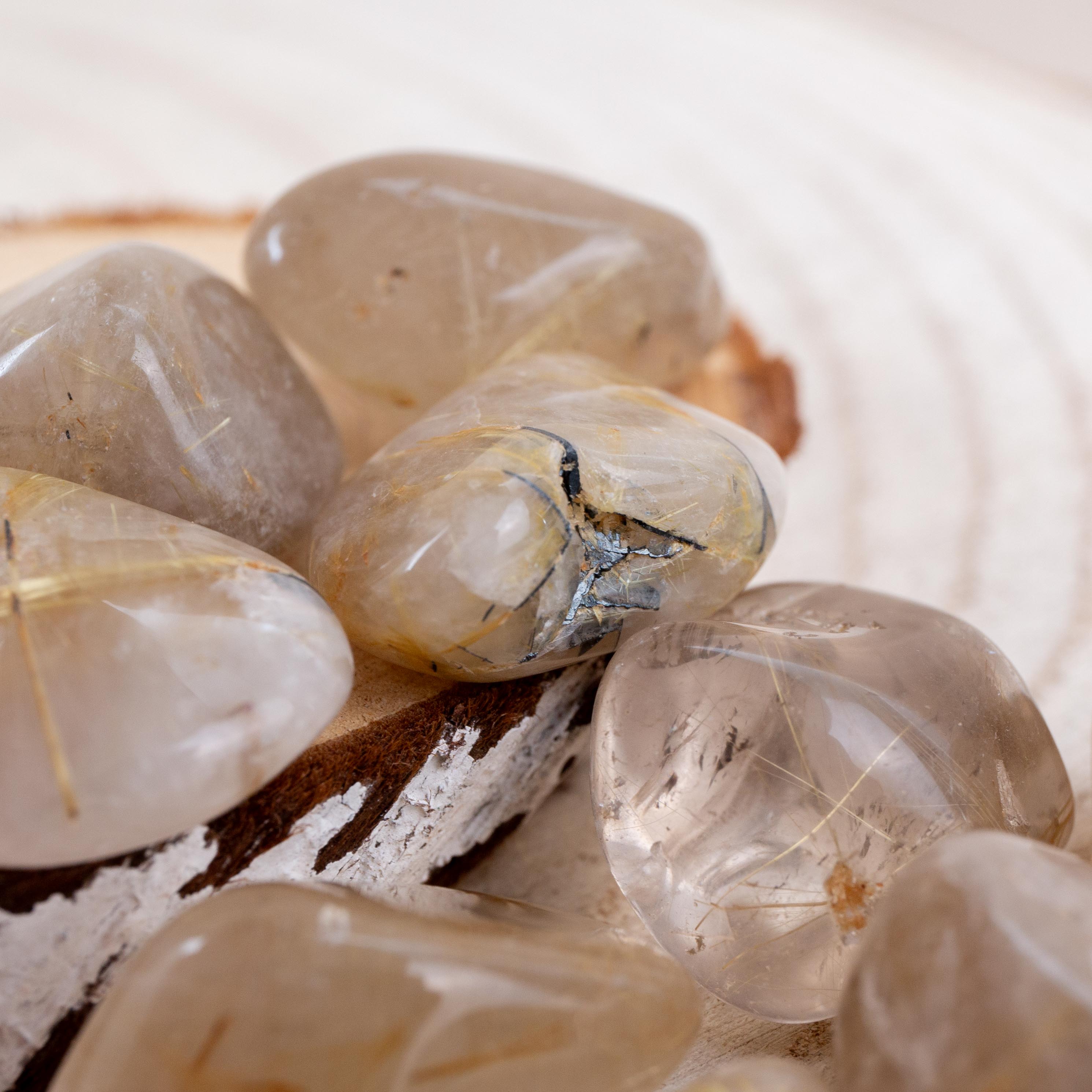 Tumble stone - Rutilated Quartz 2-3cm