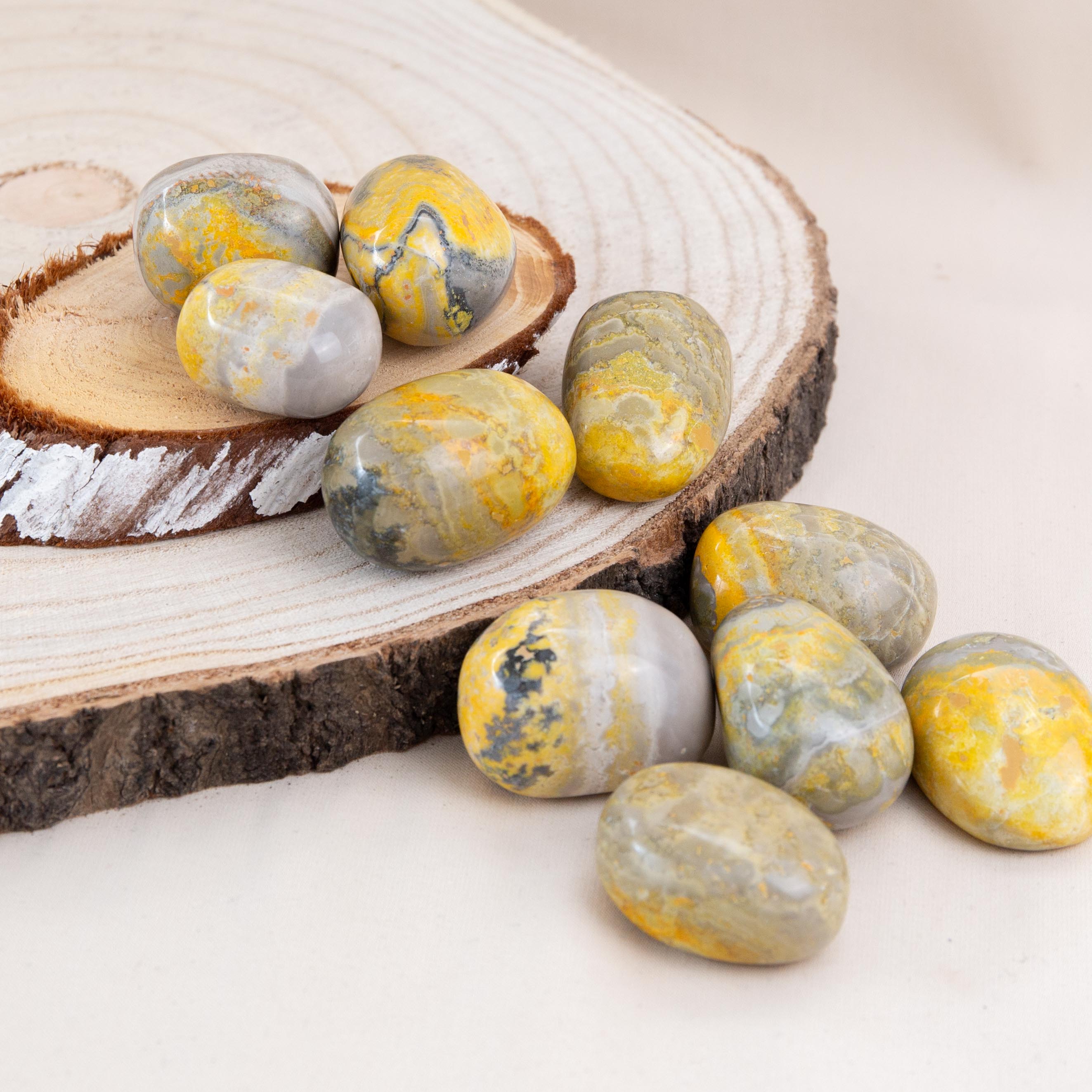 Tumble Stone - Bumblebee Jasper 2.5-3cm