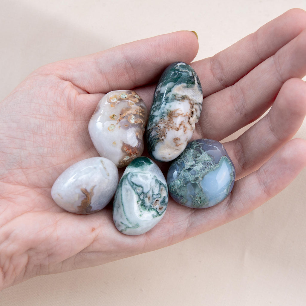 Tumble Stone - Moss Agate