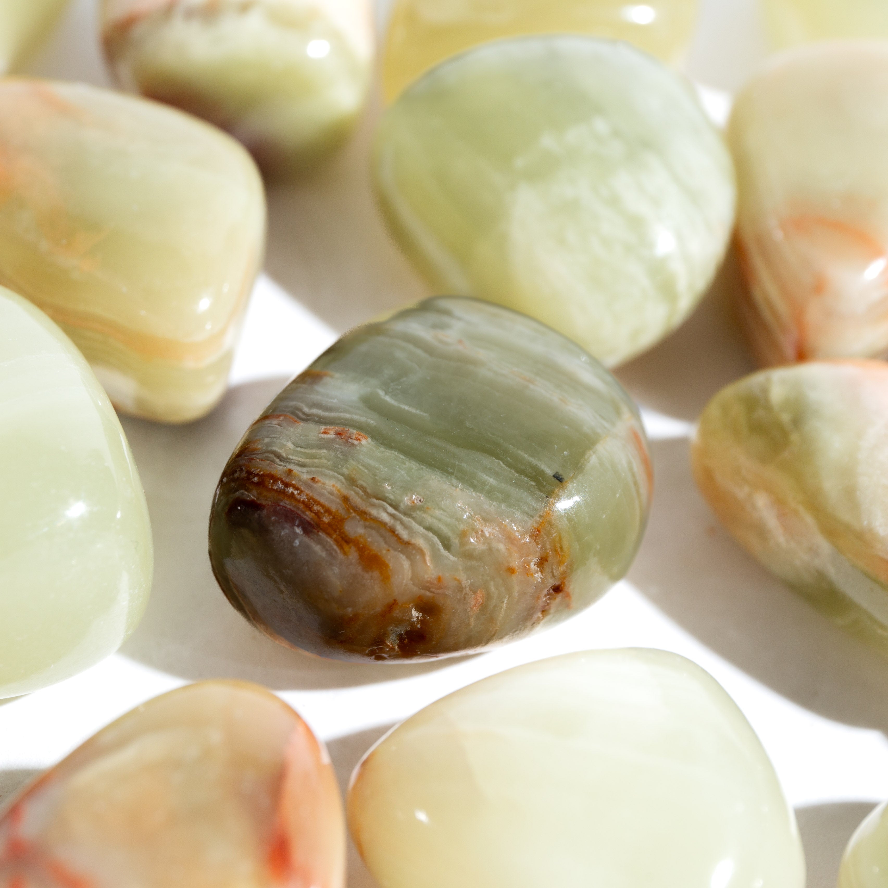 Pakistani Onyx Tumble Stone - (S-M)
