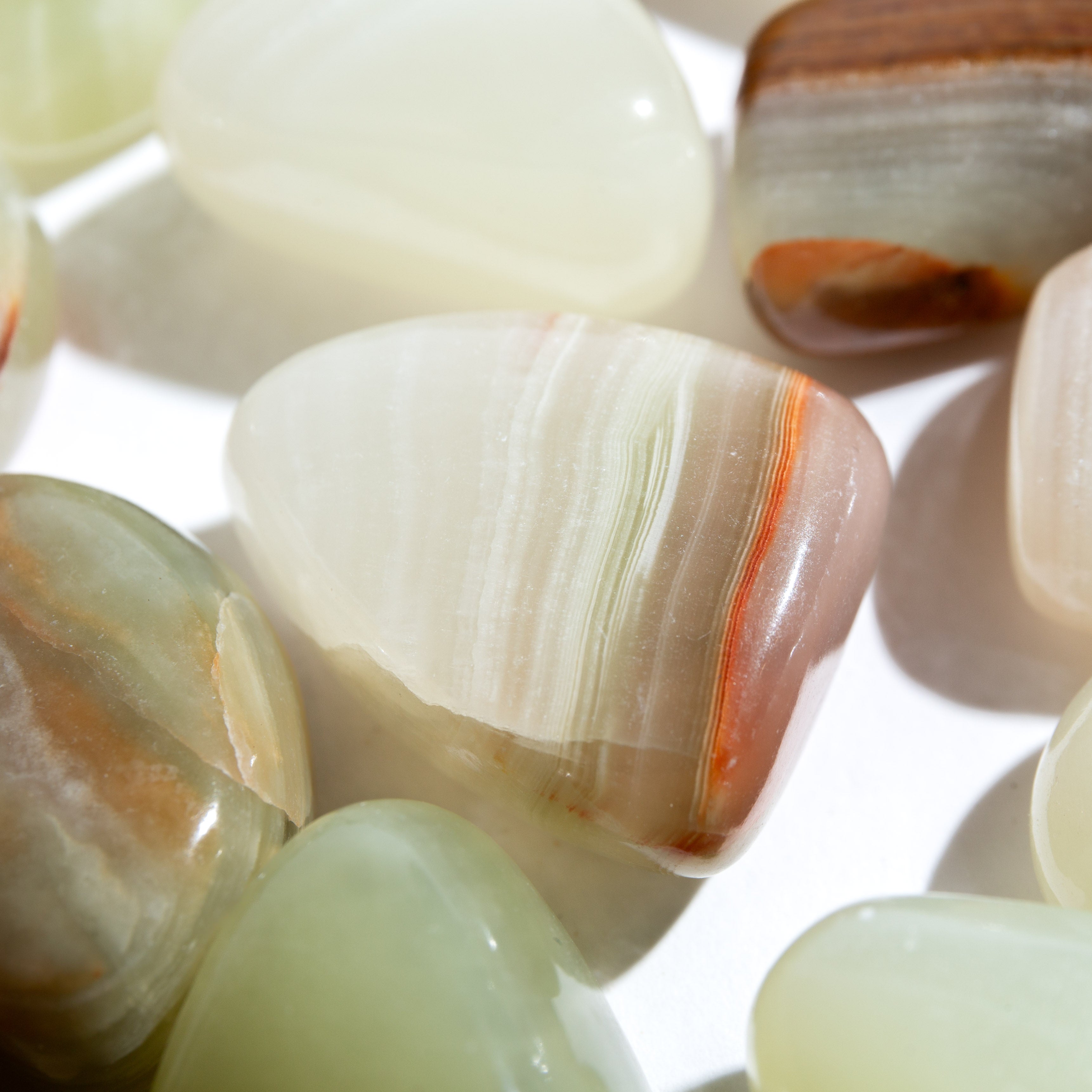 Pakistani Onyx Tumble Stone - (S-M)