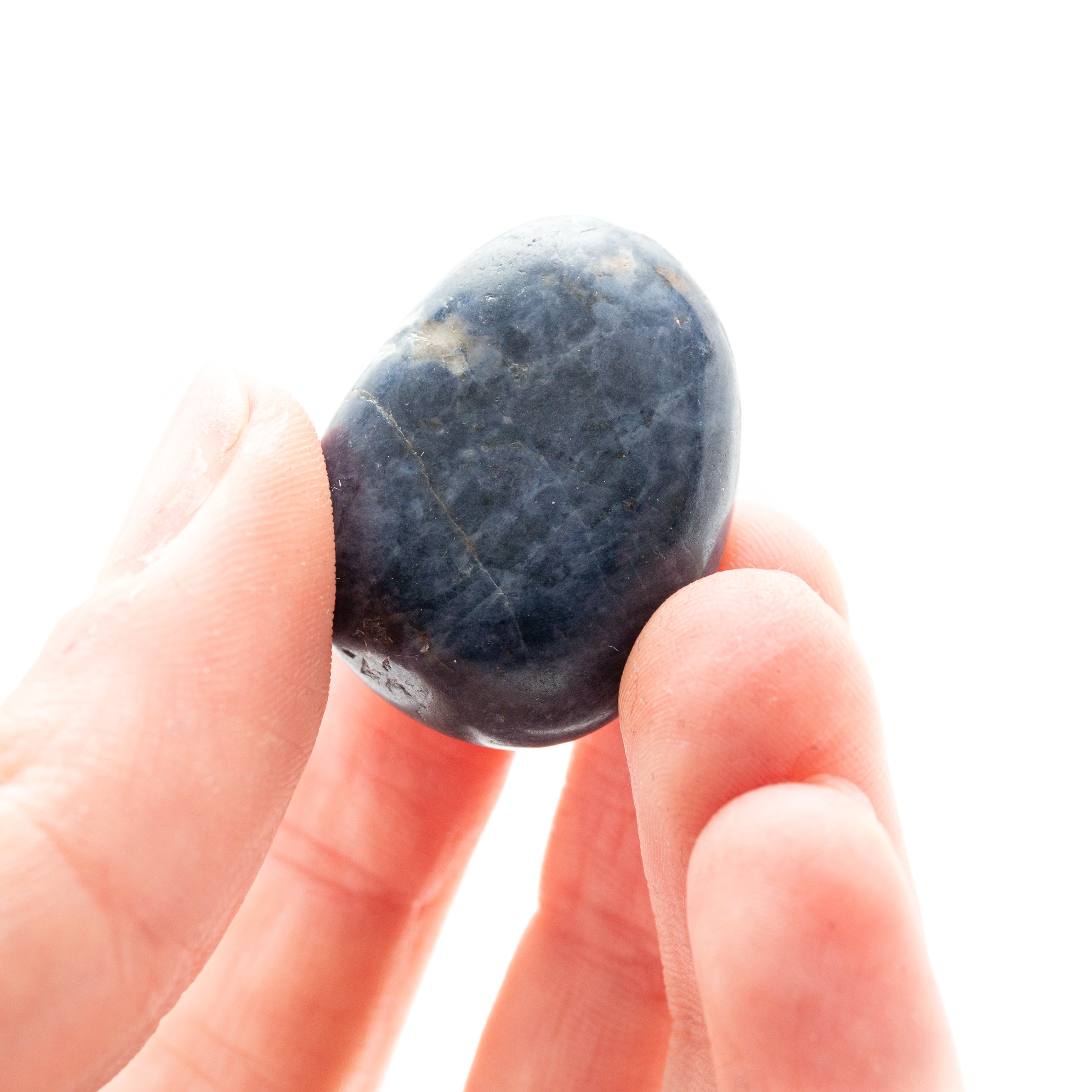 Sapphire Tumble Stone- 3cm