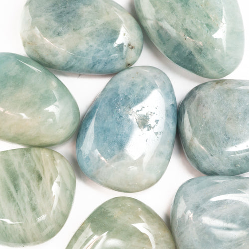 Aquamarine Tumble Stone- 3cm