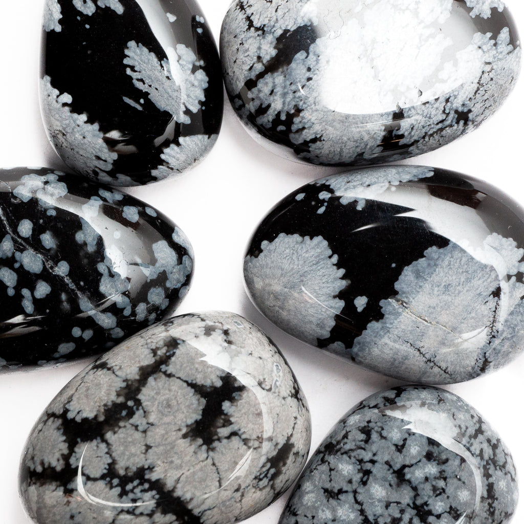 Snowflake Obsidian Tumble Stone- 3cm