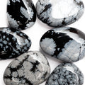 Snowflake Obsidian Tumble Stone- 3cm