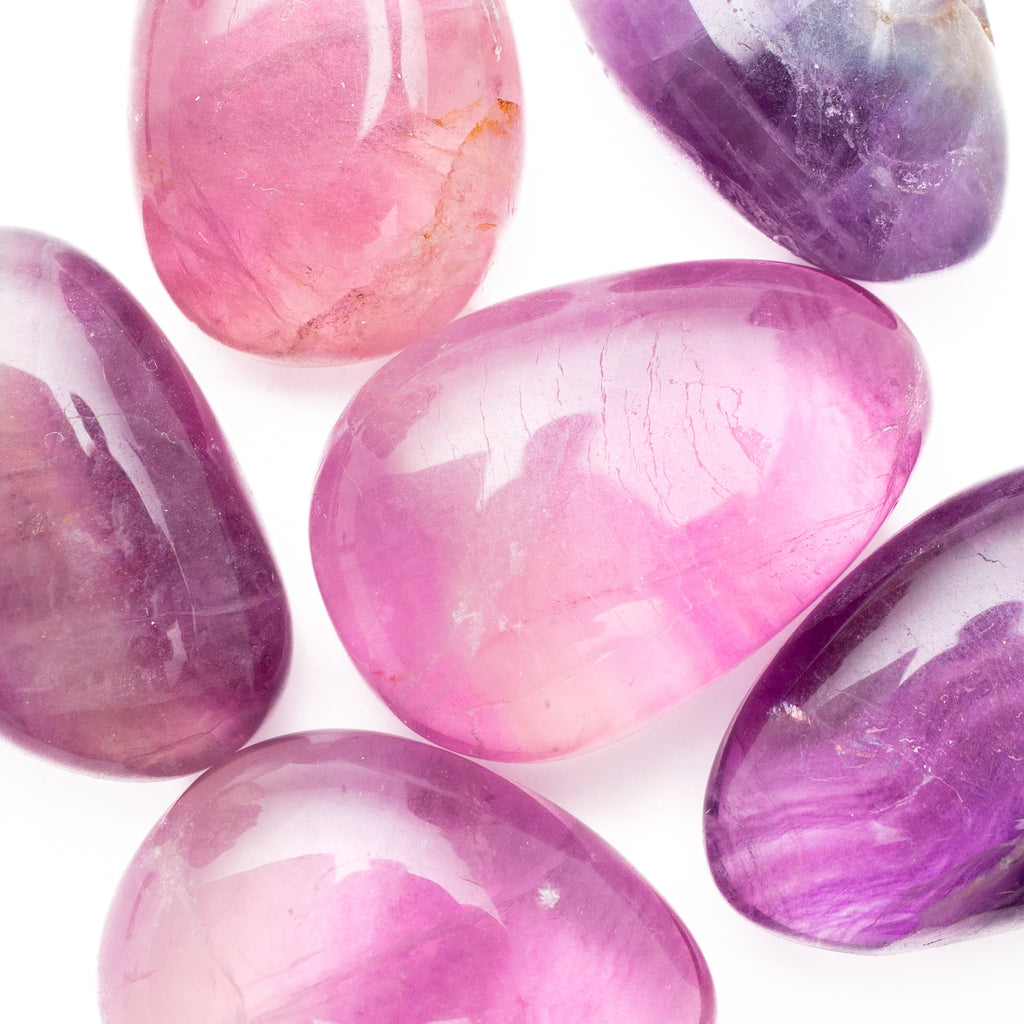Purple Fluorite Tumble Stone- 3cm