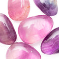Purple Fluorite Tumble Stone- 3cm