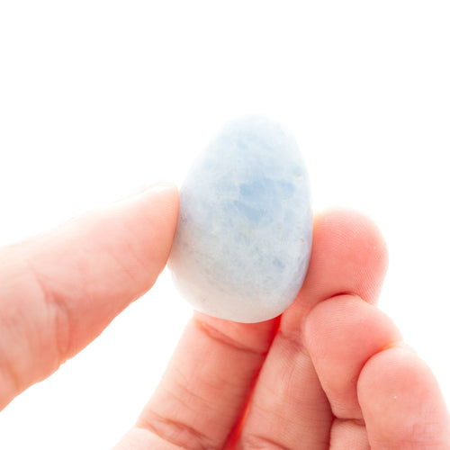 Blue Calcite Tumble Stone- 3cm