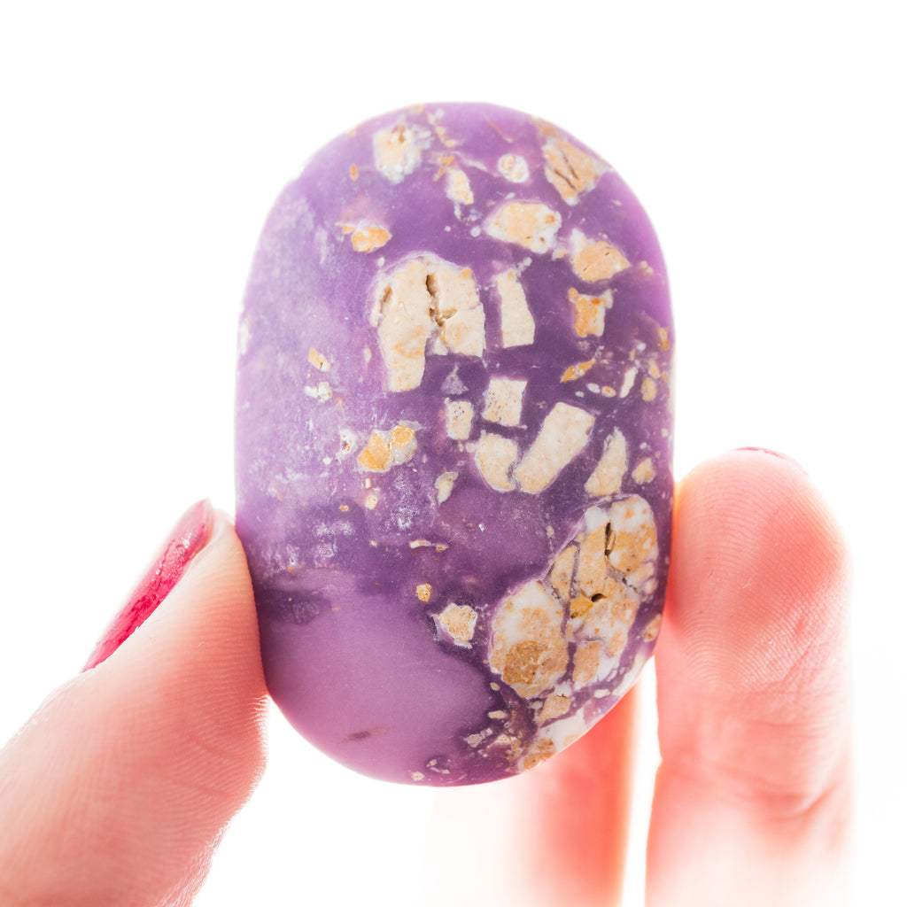 Phosphosiderite Palm Stone A: 31g