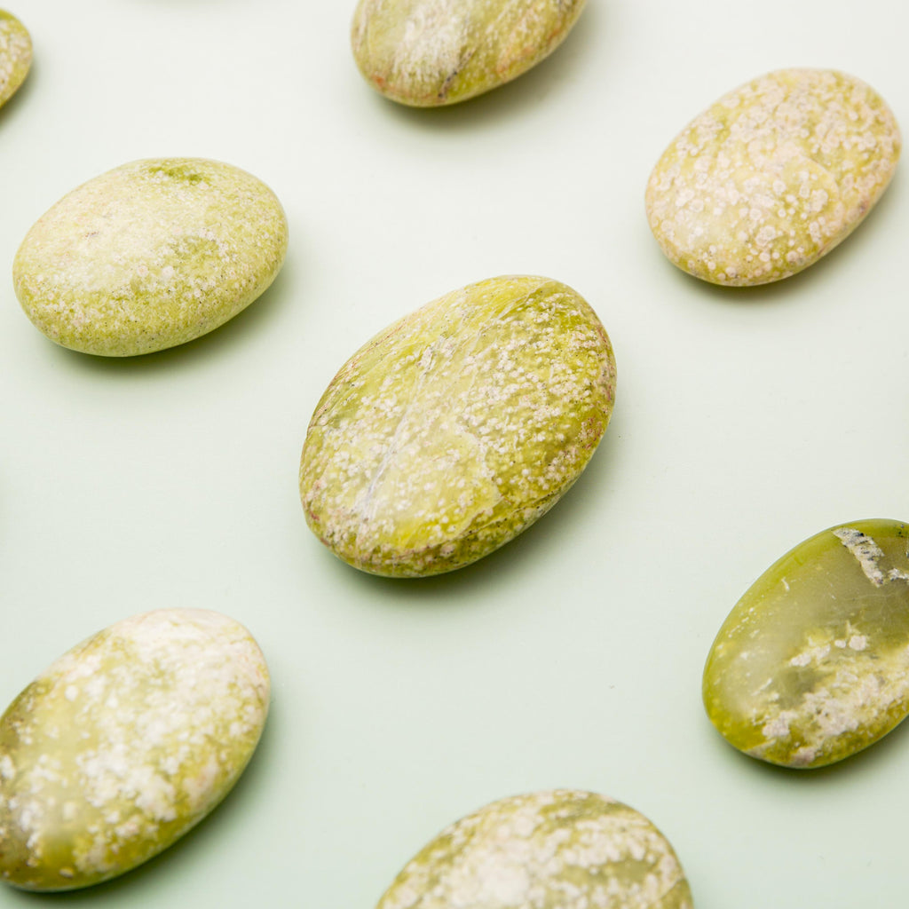 Serpentine Palm Stone - 5cm (M)