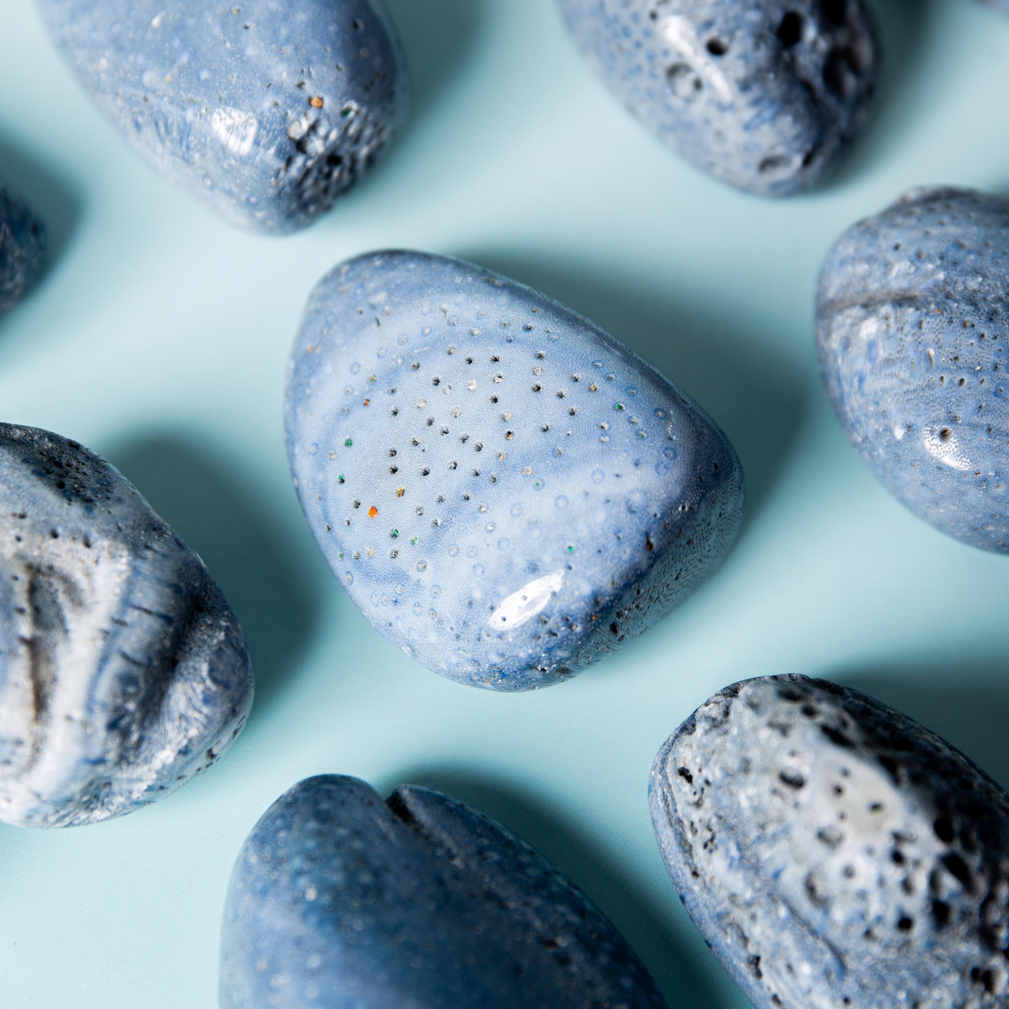 Blue Coral (Indonesia) Tumblestone -