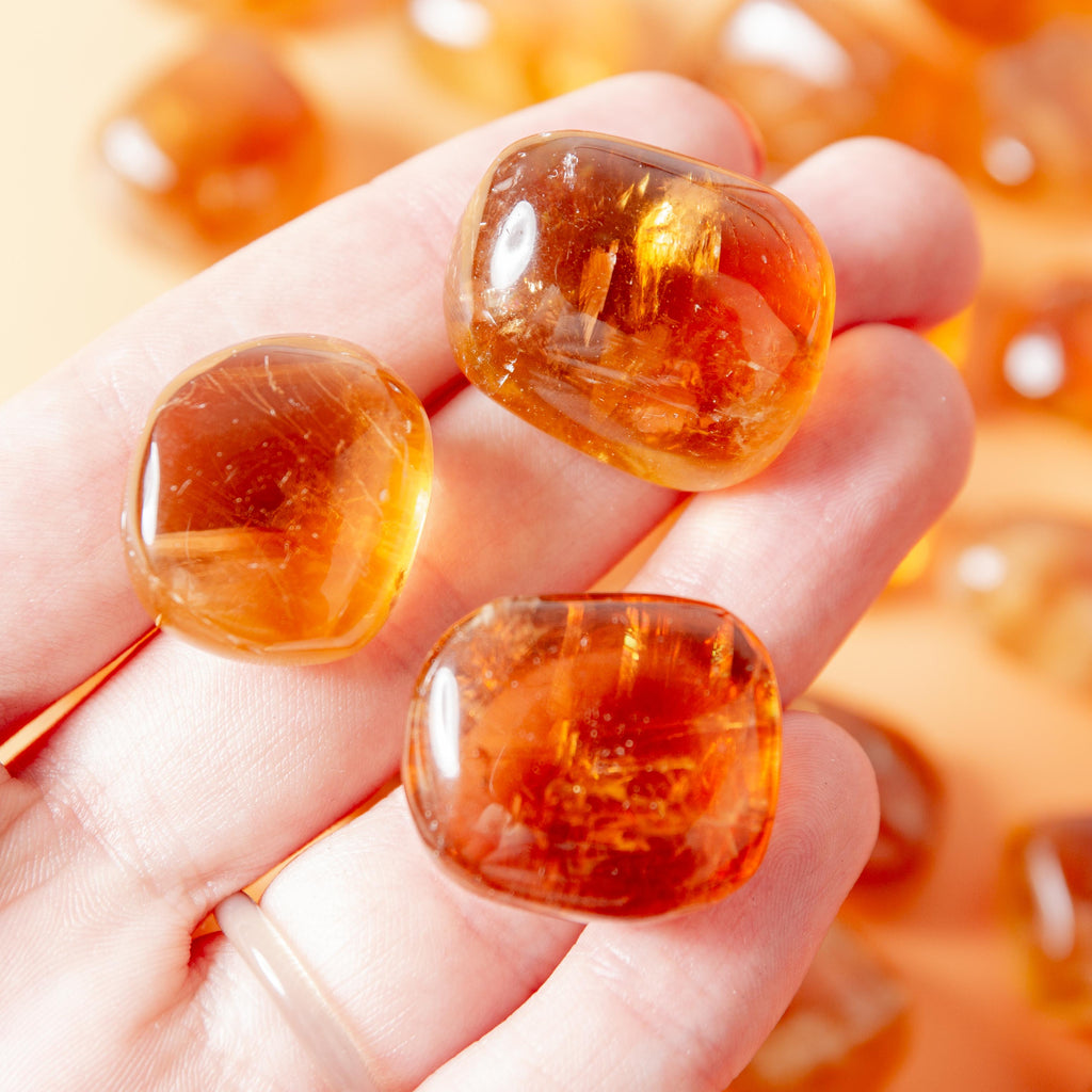Honey Calcite Tumblestone - 2cm