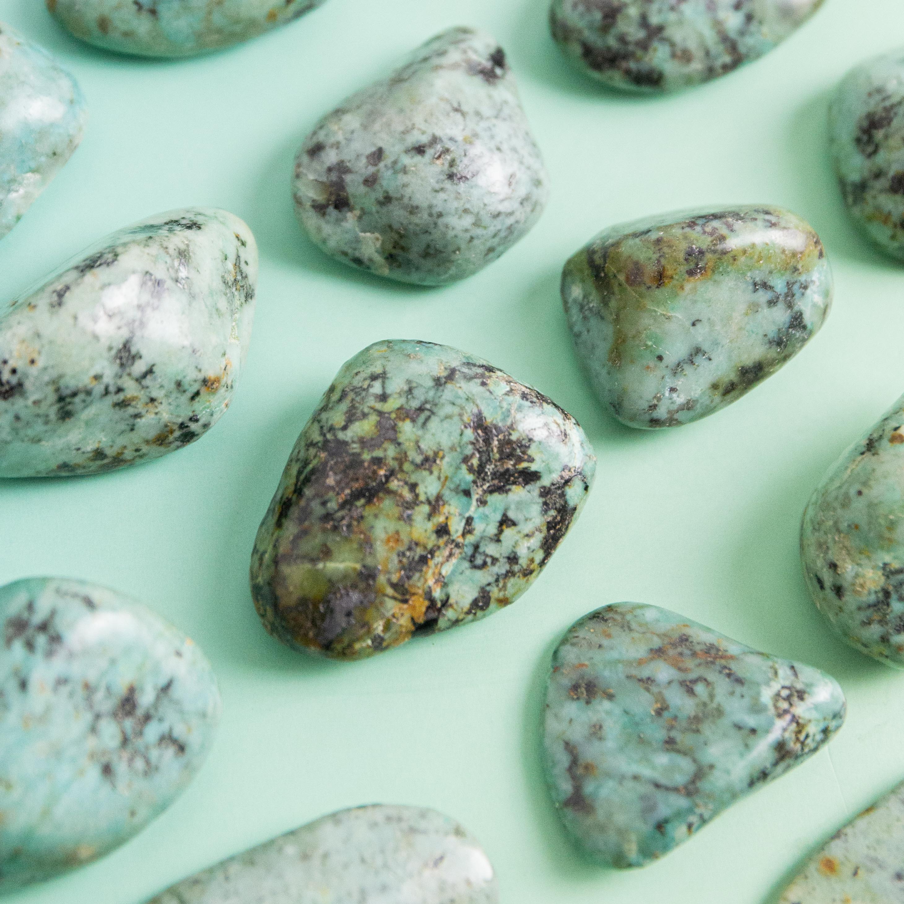 African Turquoise (South Africa) Tumble Stone - 3-4cm