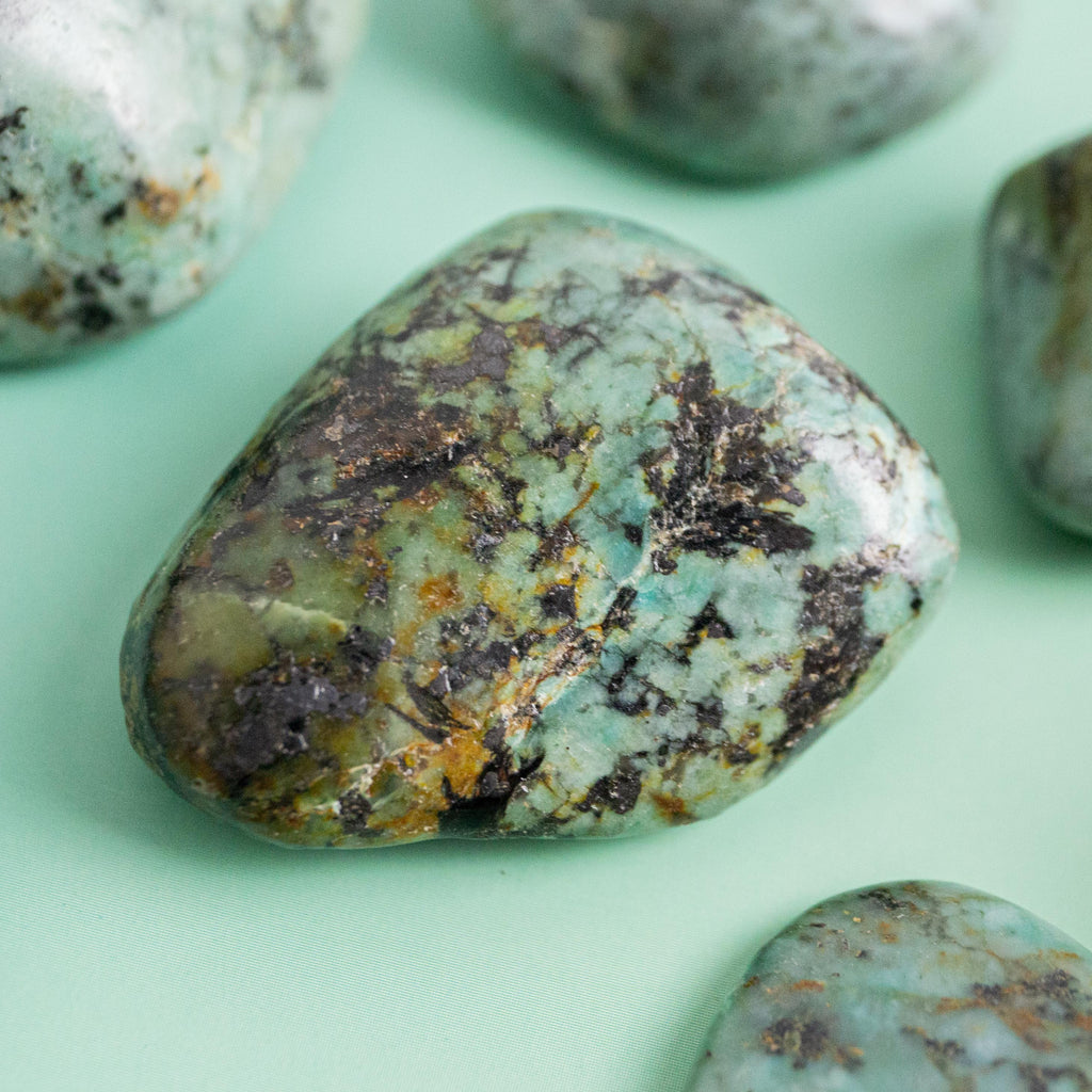 African Turquoise (South Africa) Tumble Stone - 3-4cm