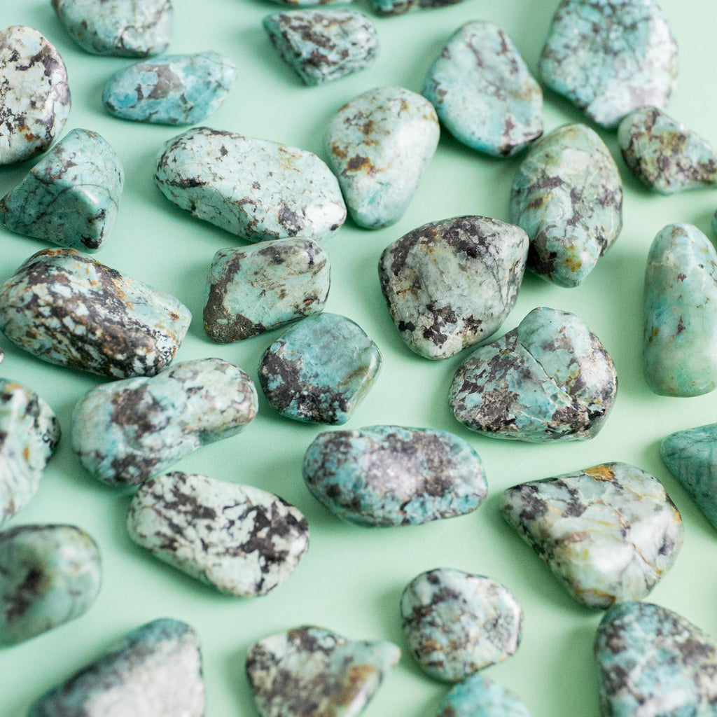 African Turquoise (South Africa) Tumble Stone - 1-2cm
