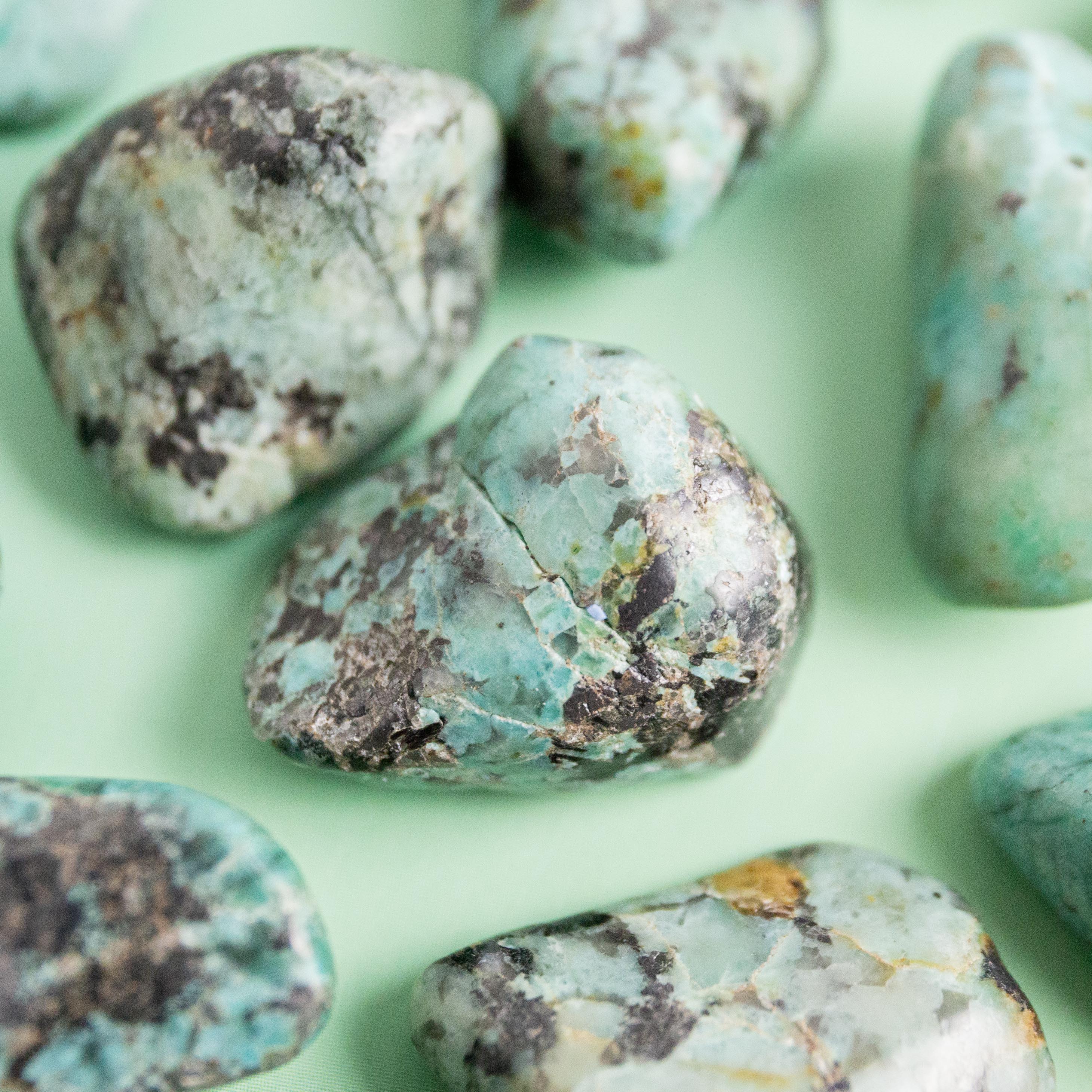 African Turquoise (South Africa) Tumble Stone - 1-2cm