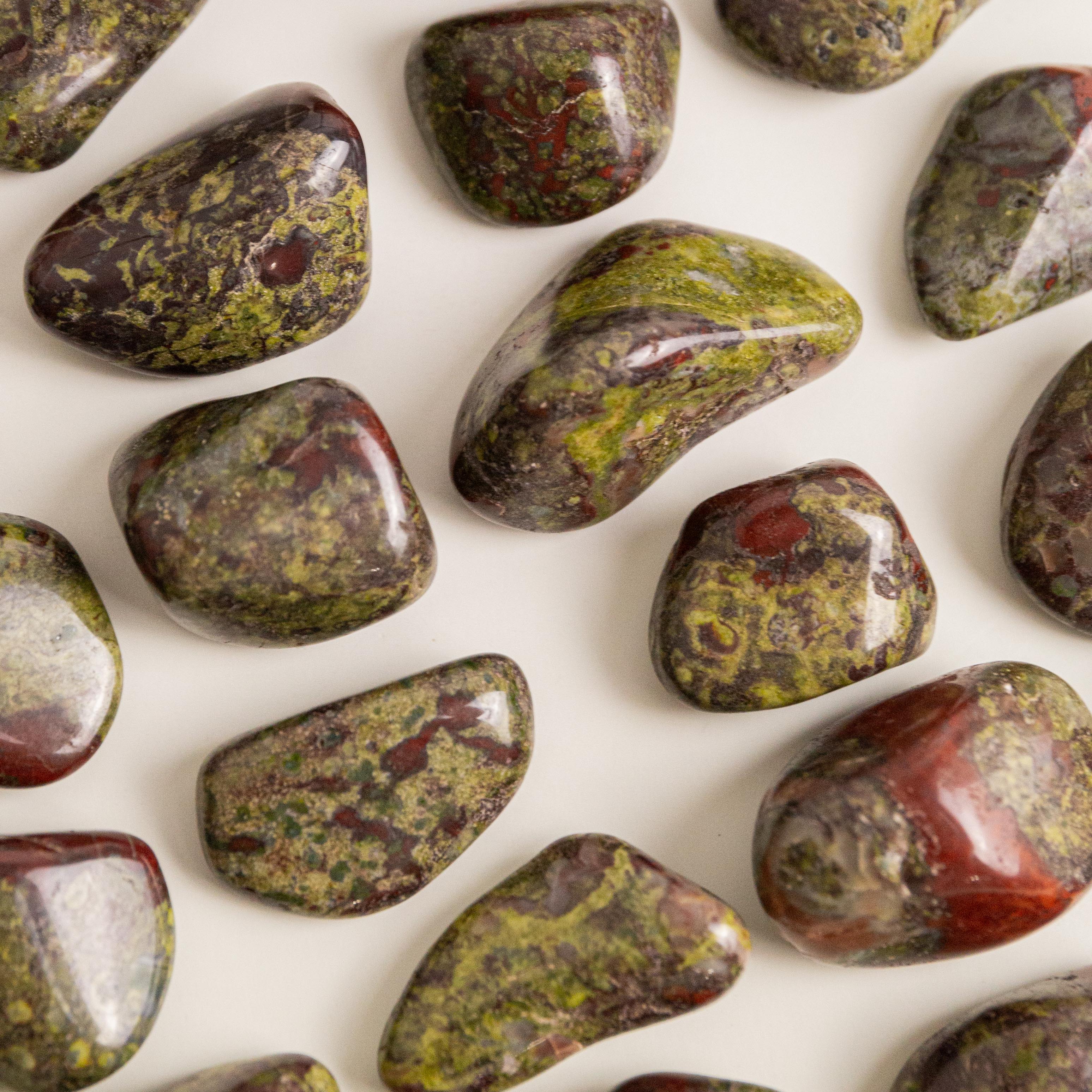 Dragon Jasper (South Africa) Tumble Stone - 2-3cm