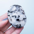 White Moonstone Palm Stone - 81g/5cm (B)