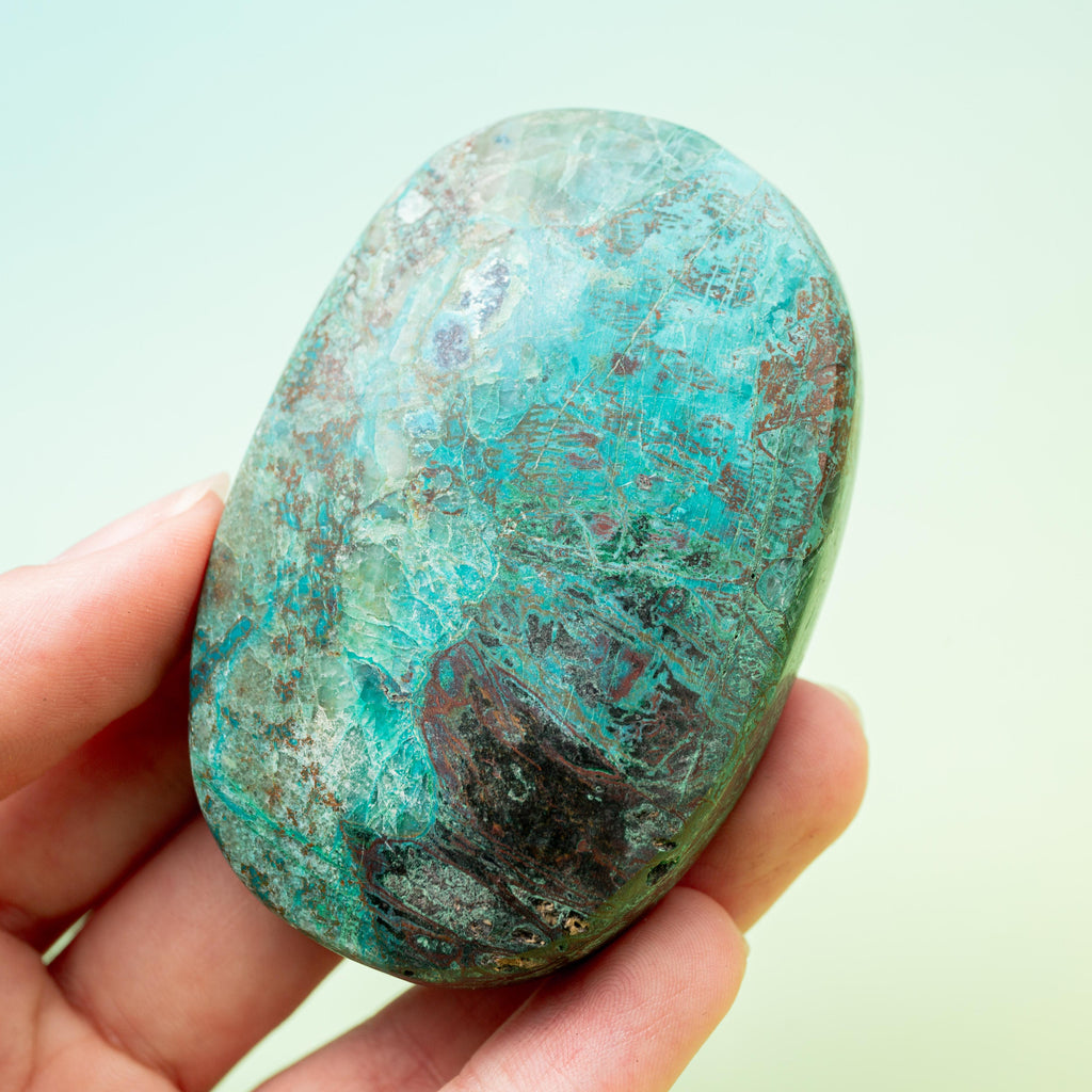 Shattuckite Tumble Stone - 7 cm 117 gr — photo 2